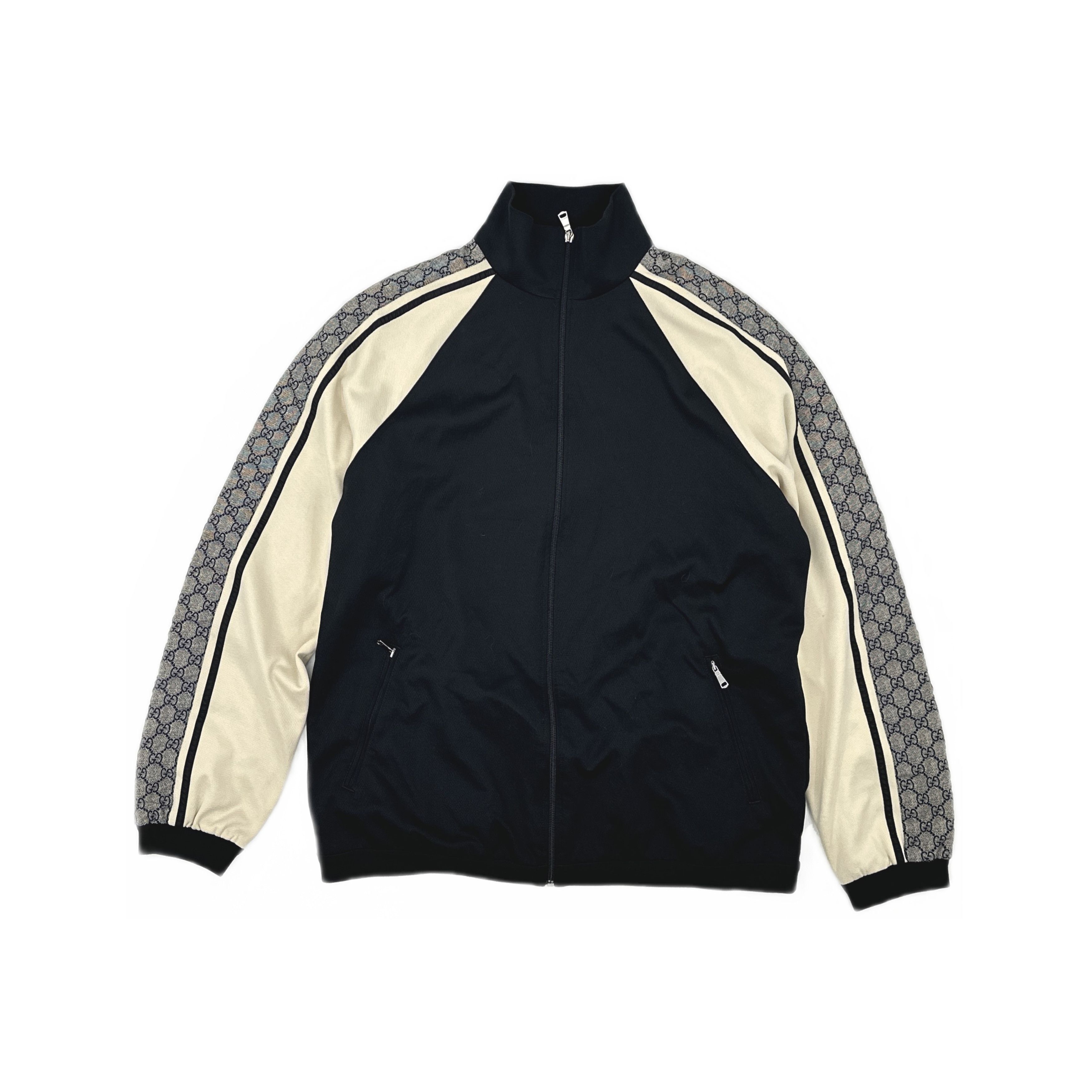 Gucci Gucci GG Monogram Stripe Track Jacket Size L Size US L / EU 52-54 / 3 - 1 Thumbnail