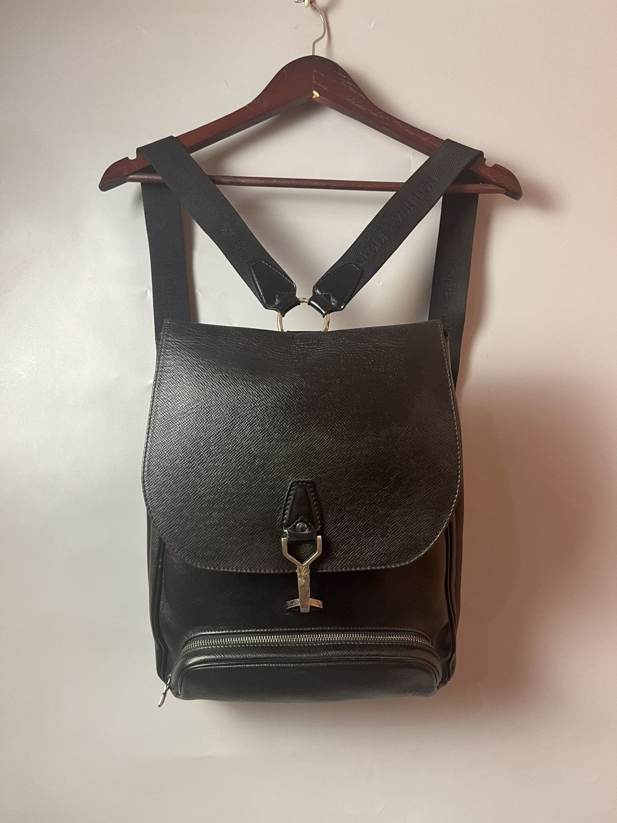 Louis Vuitton Louis Vuitton Cassiar taiga leather backpack | Grailed