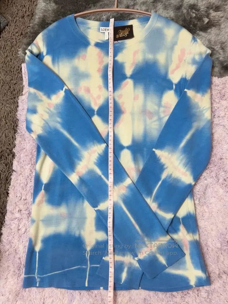 Loewe Loewe Women's Knit Sweater Tie-Dye Pure Silk New Sweater P Size S / US 4 / IT 40 - 4 Thumbnail