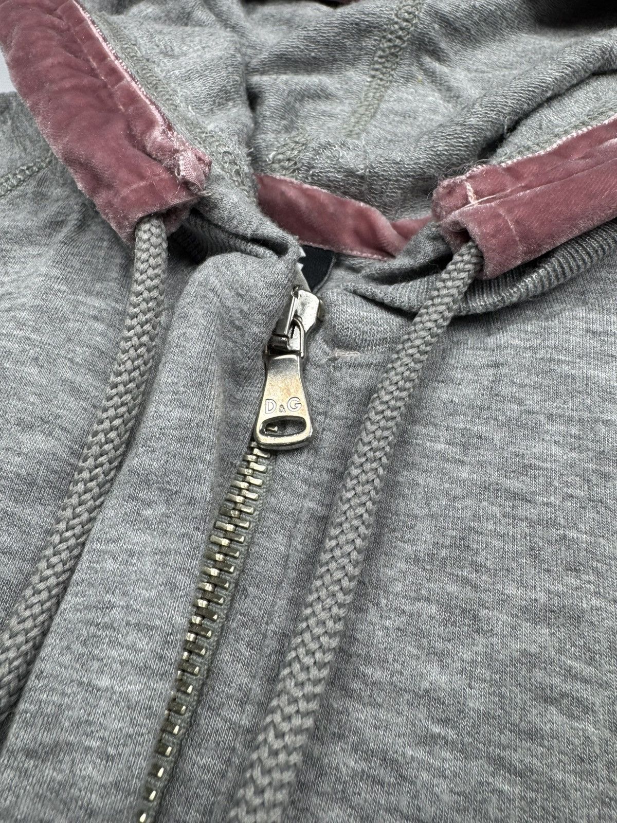 Vintage I Love Dolce Gabbana Lightweight Woman's Zip Hoodie