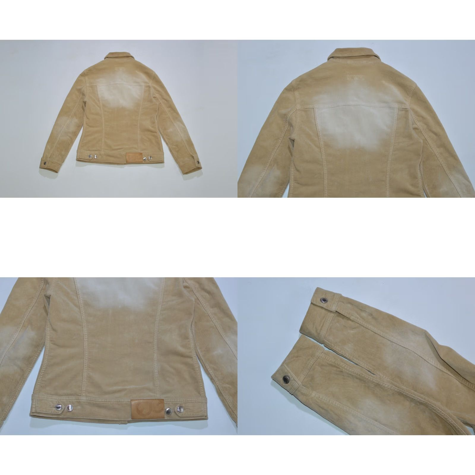 Escada ESCADA Sport Soft Cotton Denim Jacket Wmns Made in Italy Size 34 Beige Denim Jacket Womens 34 Ready to Wear Sports vibe Size XXS / US 00 / IT 34 - 8 Thumbnail