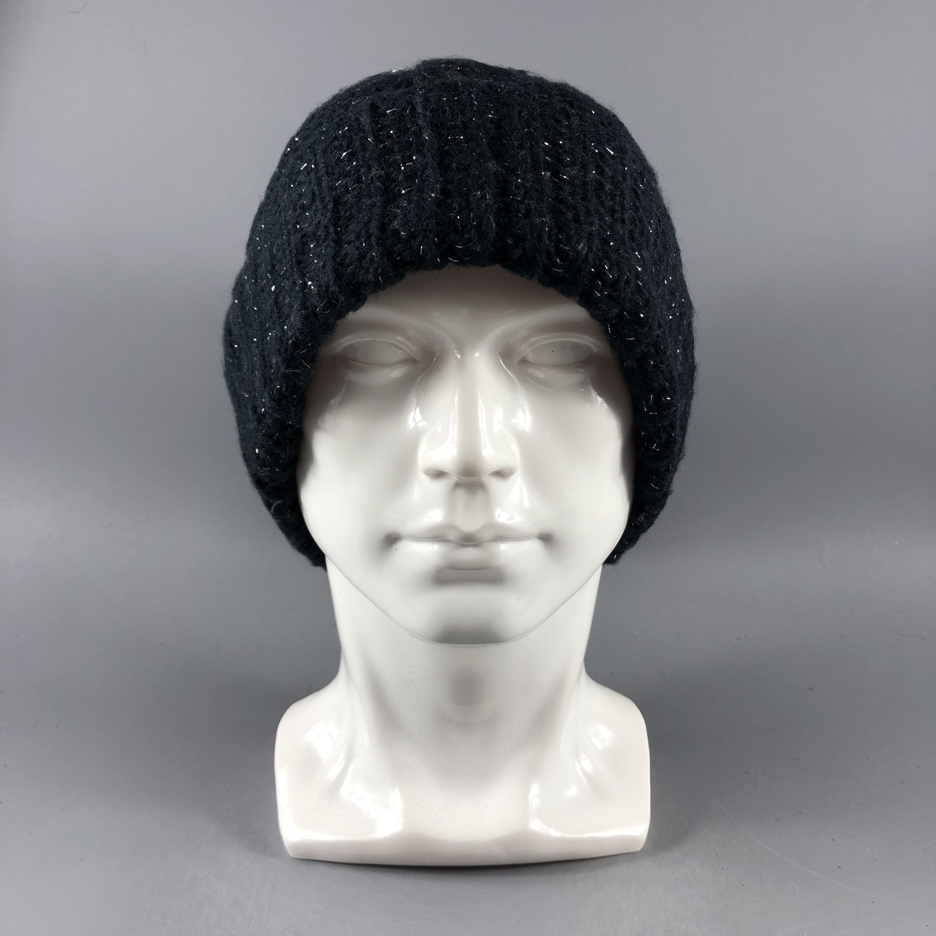 Vintage Unknown Cable Knit Slouchy Beanie Snow Hat Snow Cap -D836 Size ONE SIZE - 5 Thumbnail