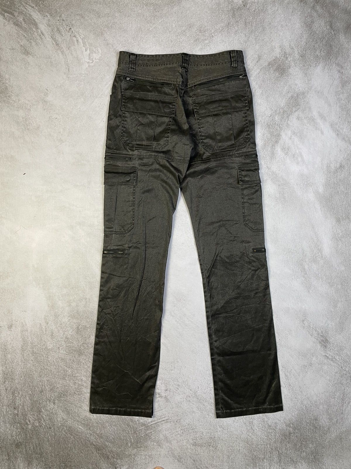 semanticdesign Metallic Cargo Pants Size US 27 - 7 Thumbnail
