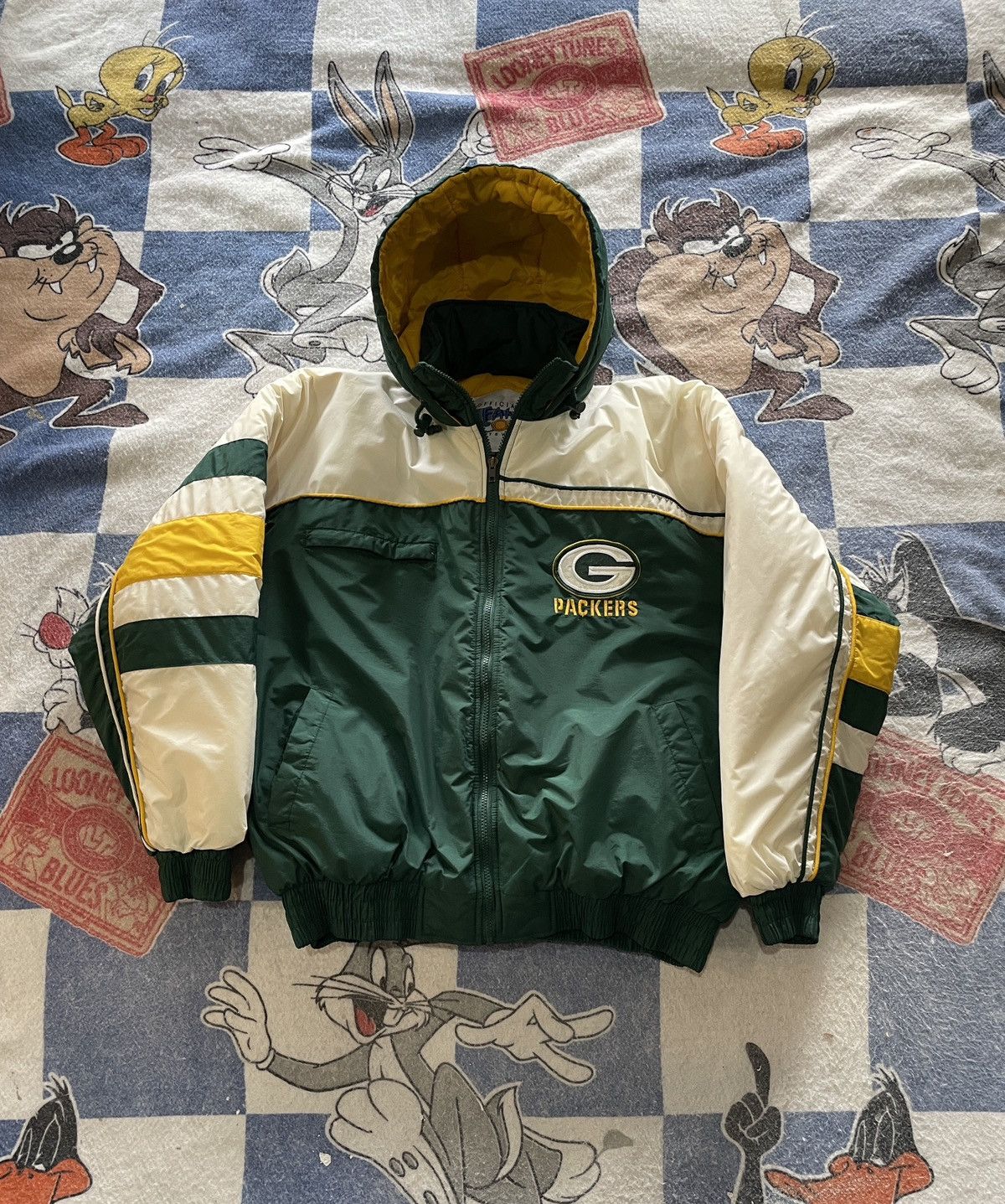 image of Nfl x Vintage Green Bay Packers Jacket, Men's (Size XL)