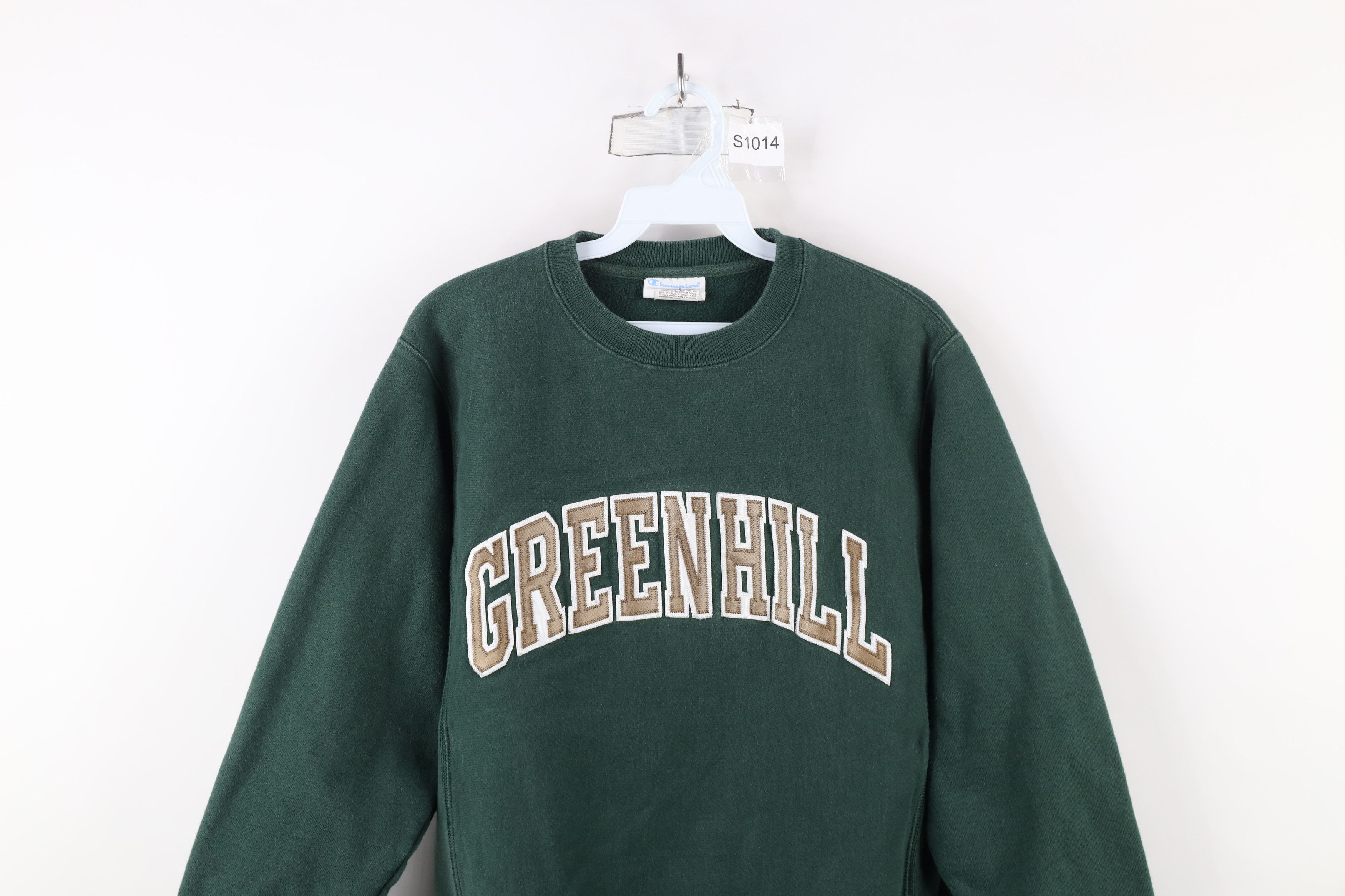 Champion × Vintage Champion Reverse Weave Greenhill Crewneck Sweatshirt Green Size US S / EU 44-46 / 1 - 2 Thumbnail