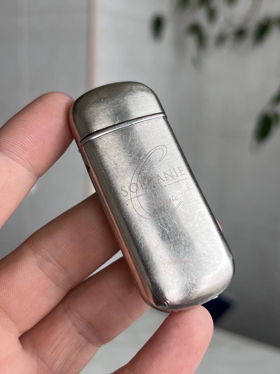 Marlboro × Vintage Y2K ELEGANCE SOBRANIE GEOMETRIC METAL PUNK ROCK LIGHTER 00's Size ONE SIZE - 1 Thumbnail