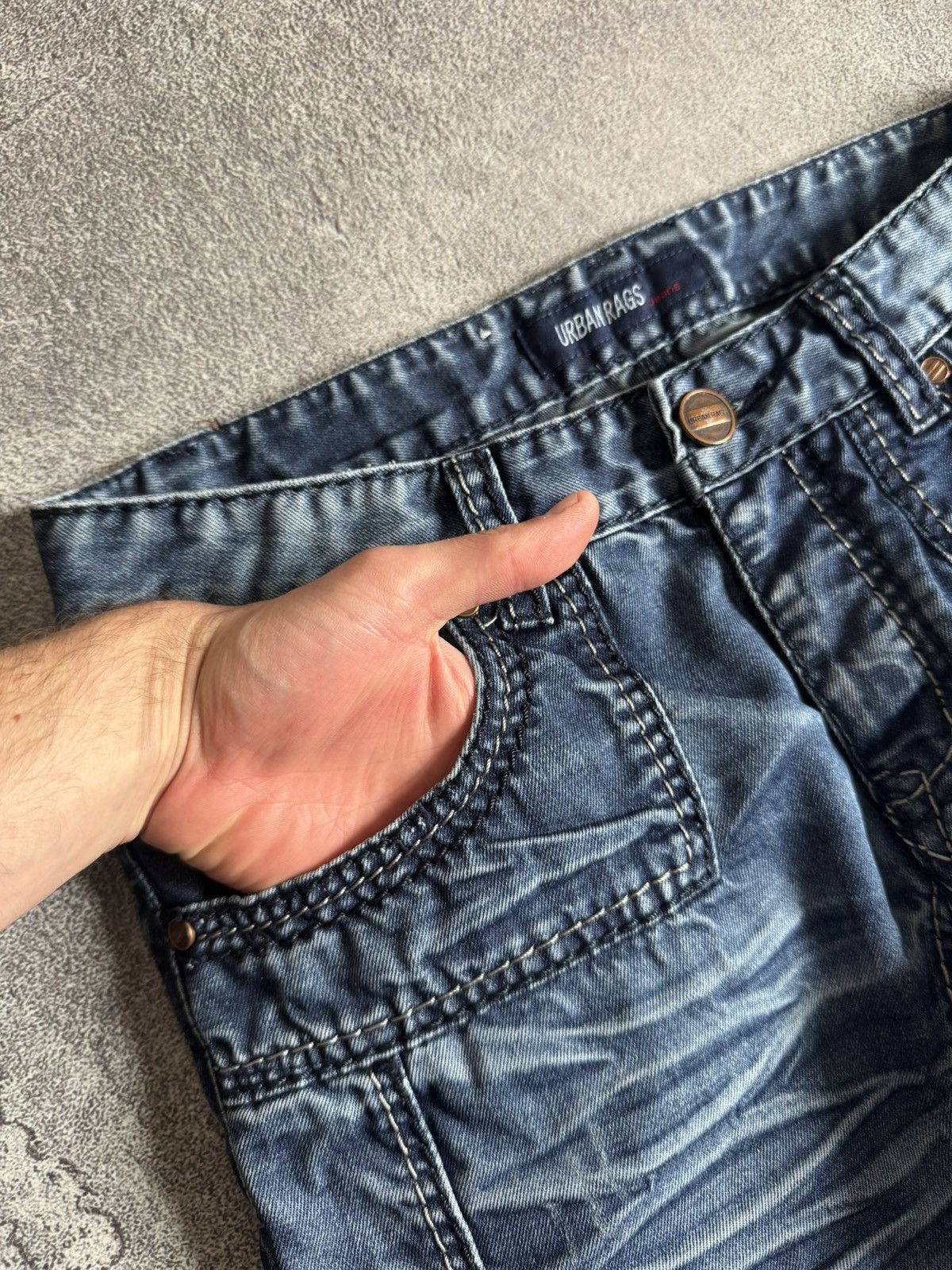 Japanese Brand Urban rags 30/33 style japrag denim Okishana Samoko jeans Size US 30 / EU 46 - 10 Thumbnail