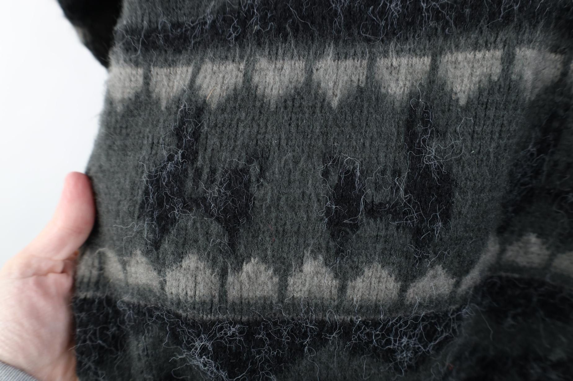 Vintage Vintage 90s Streetwear Heavyweight Wool Knit Sweater Size US M / EU 48-50 / 2 - 11 Thumbnail