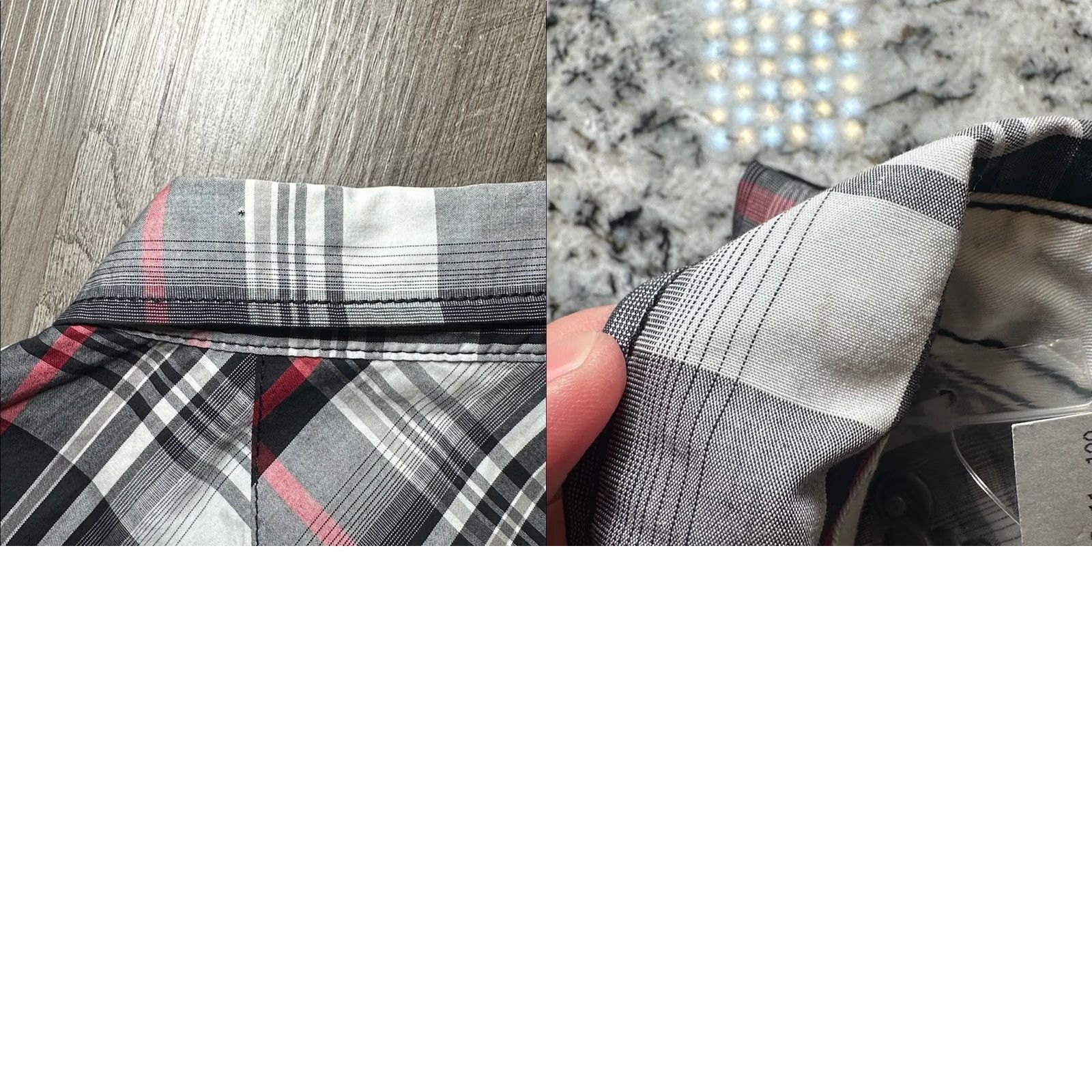 BKE BKE Standard Fit Plaid North Shirt Short Sleeve Pearl Snap Button XL Mens Black Size US XL / EU 56 / 4 - 8 Thumbnail
