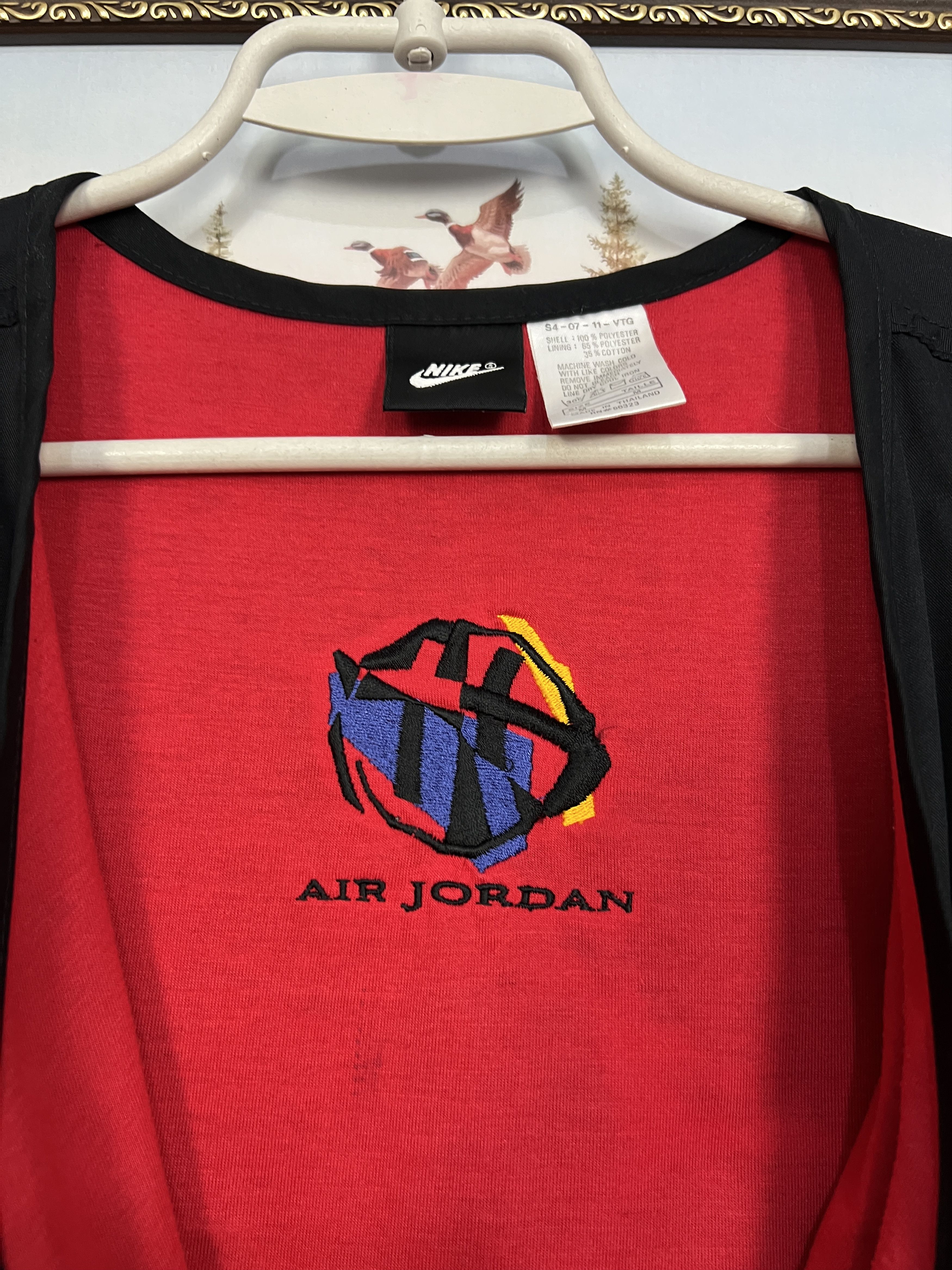 Nike Vintage 90's Nike Air Jordan Vest Body Warmer Gilet Size US M / EU 48-50 / 2 - 8 Thumbnail