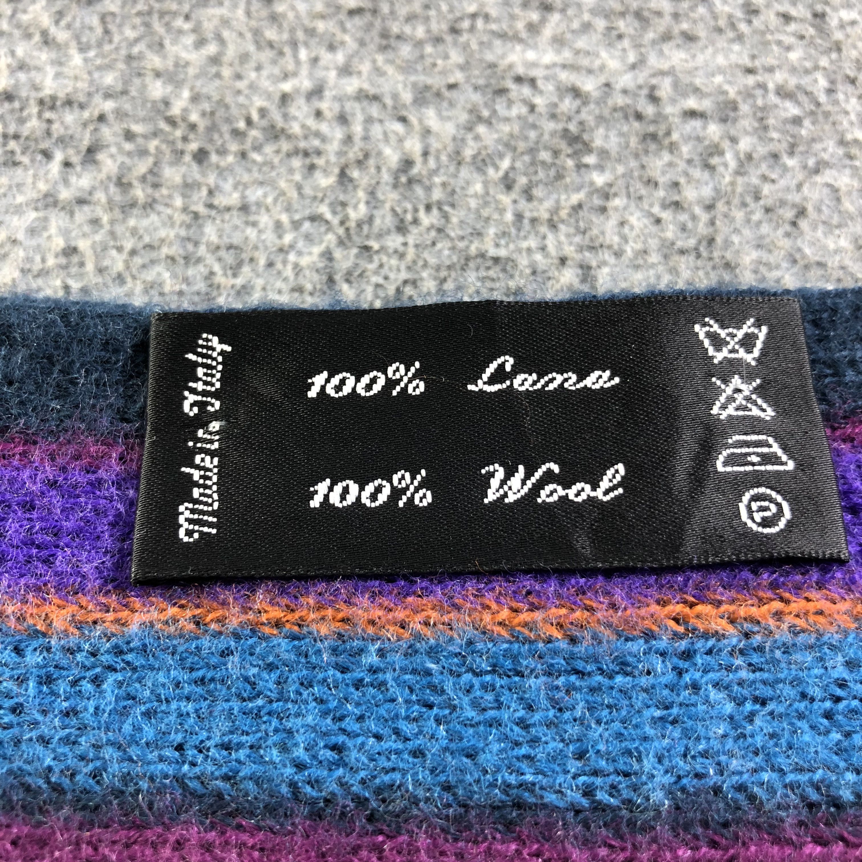 Mario Matteo Mario Matteo Striped Wool Scarf Muffler Neckwear V2110 Size ONE SIZE - 5 Thumbnail