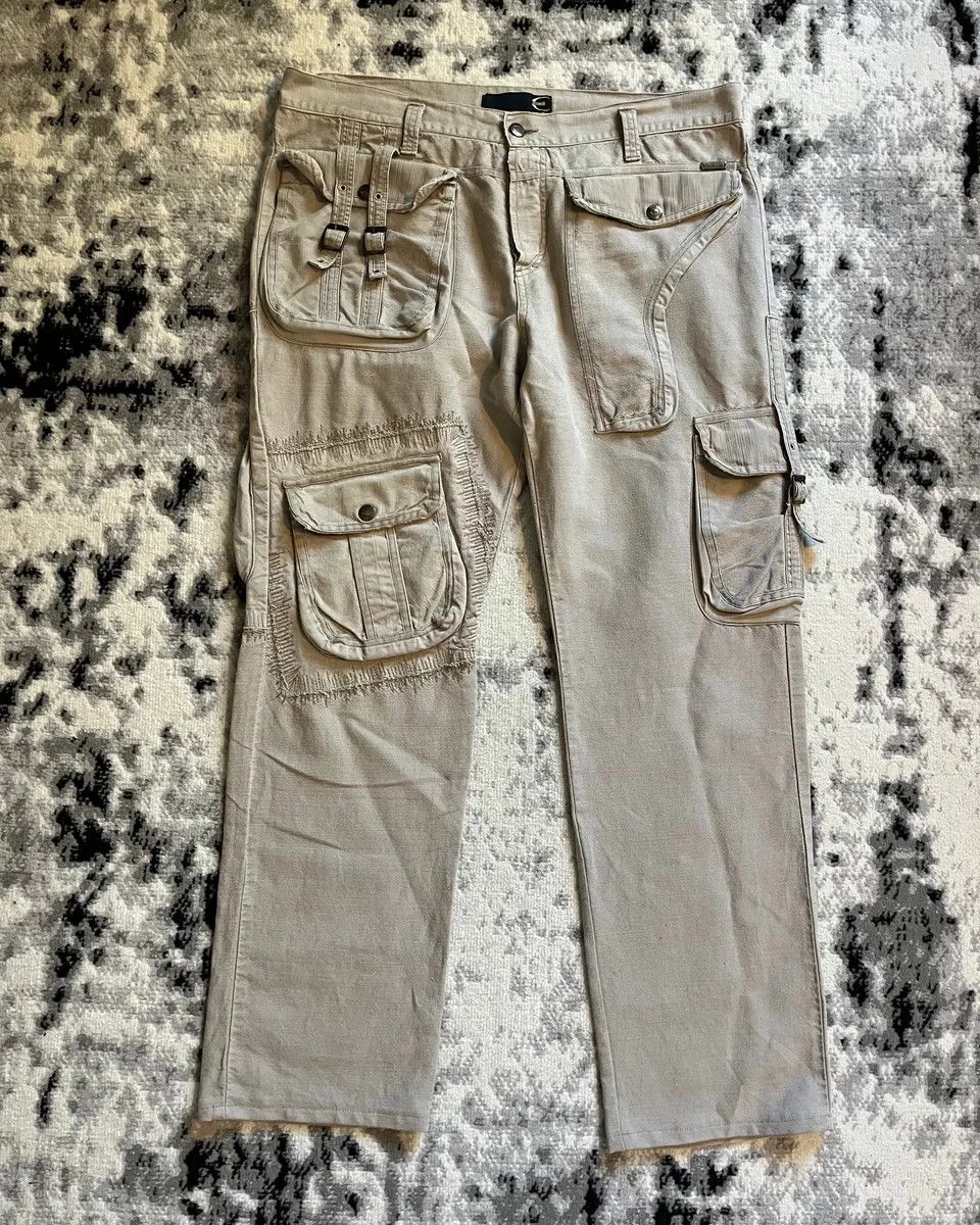 Vintage AW05 Just Cavalli Cargo Gun Pants Size US 37 - 3 Thumbnail