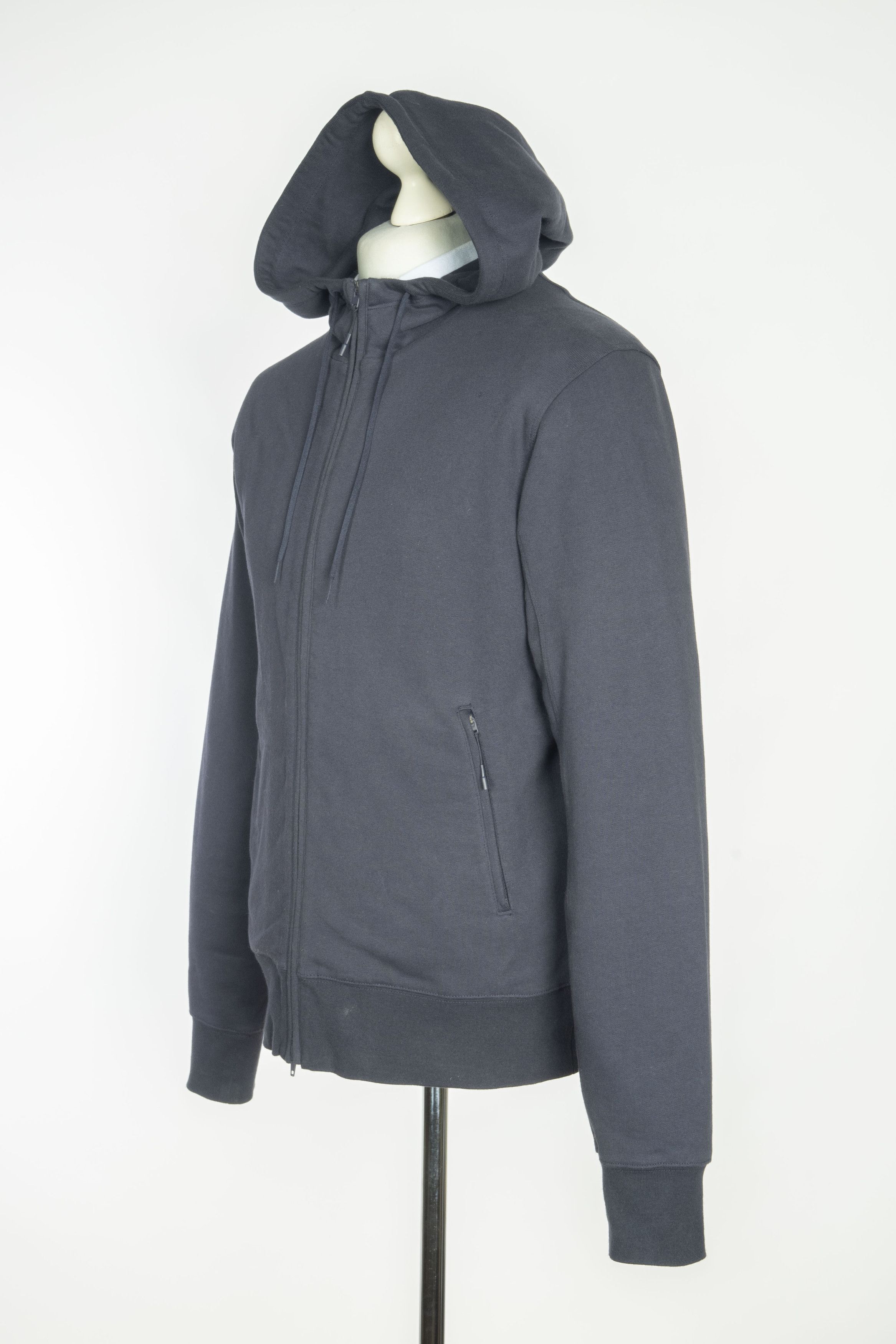 Yohji Yamamoto Y-3 Yohji Yamamoto Adidas Men's Navy Blue Zip Hoodie Size US M / EU 48-50 / 2 - 3 Thumbnail
