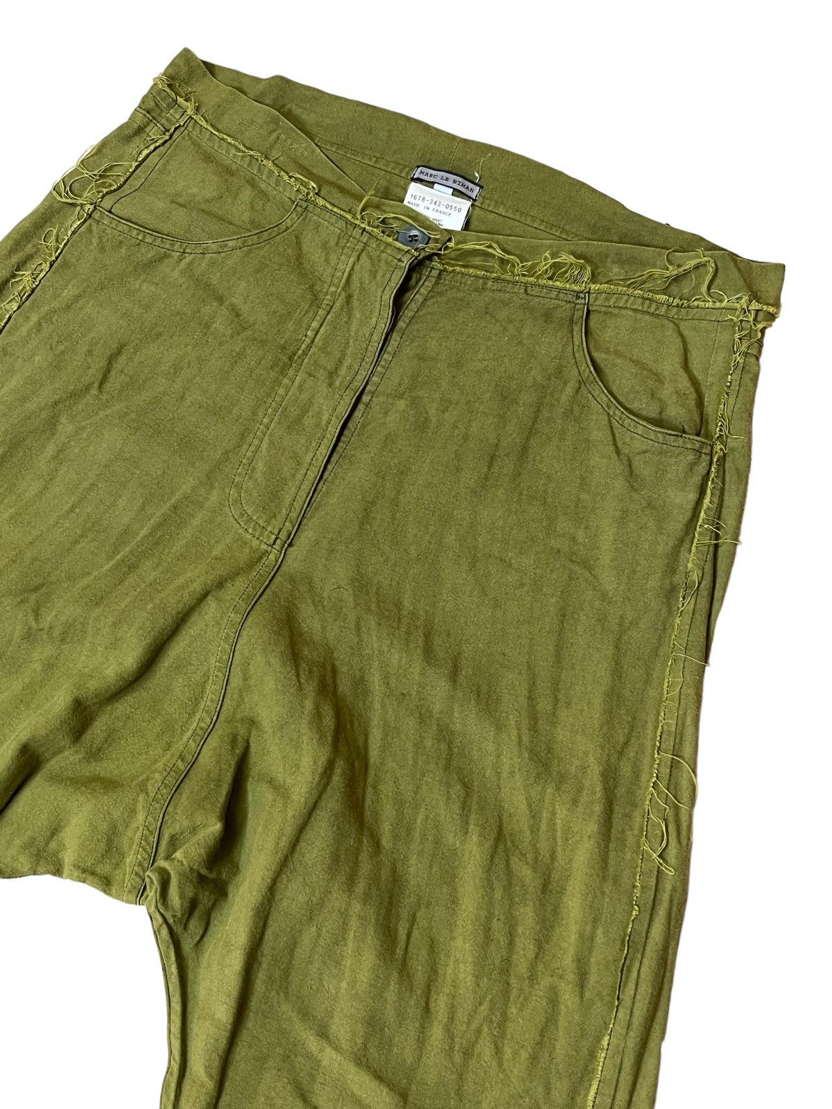 Marc Le Bihan MARC LE BIHAN GREEN OLIVE MADE IN FRANCE PANT Size US 30 / EU 46 - 6 Thumbnail