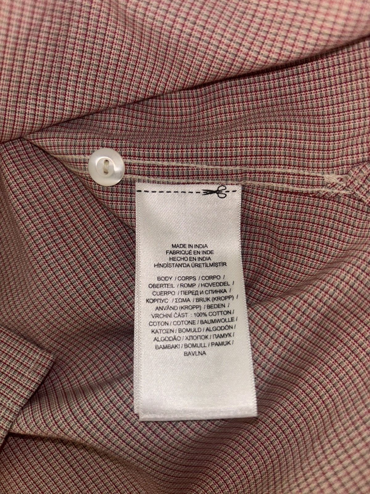 Rrl Double Rl Crosshatch Suiting Shirt in Beige, Men's — image 6 of 6