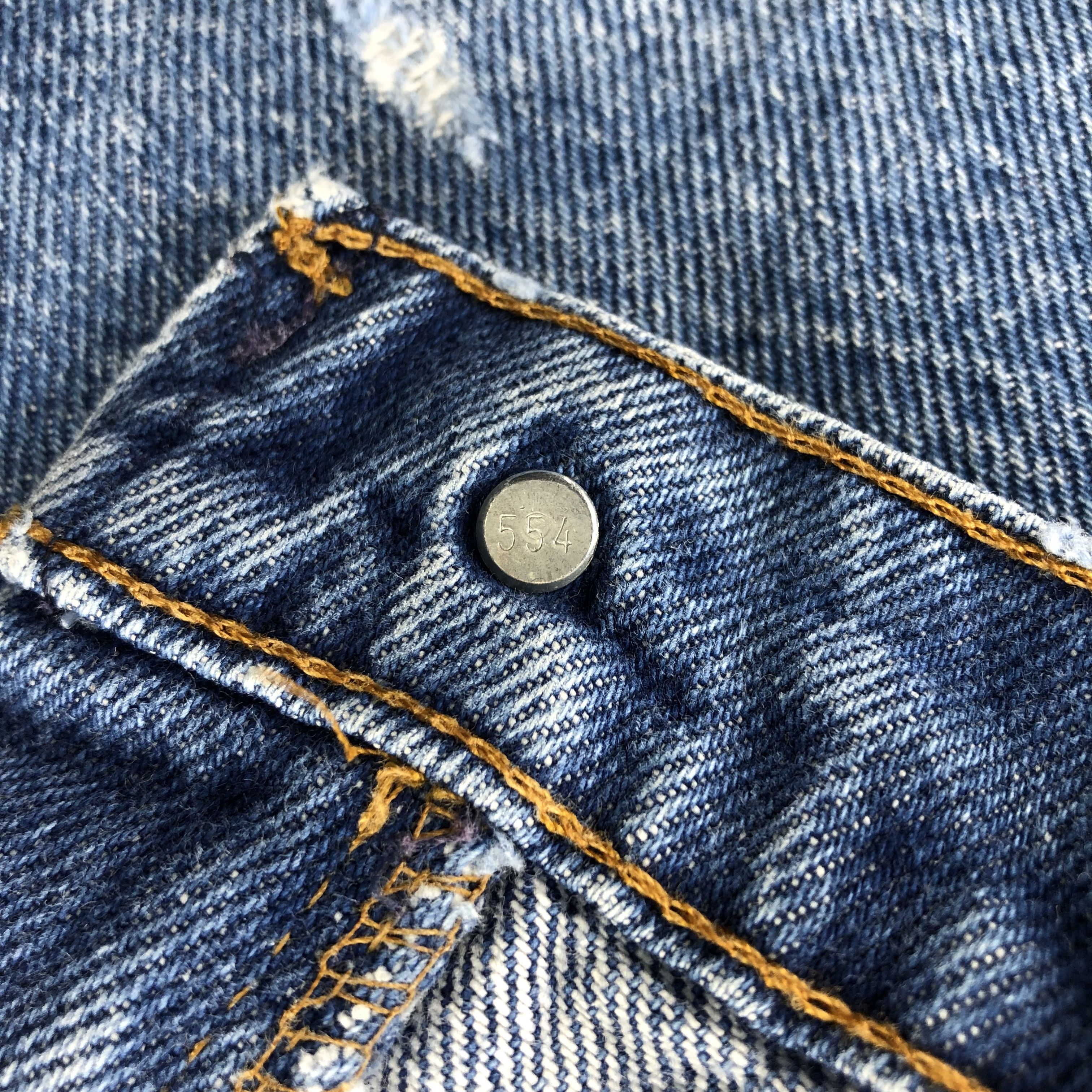 Levi's × Vintage 90s Vintage Blue Wash Levis 505 Orange Tab Jeans-JM1872 Size US 35 - 8 Thumbnail