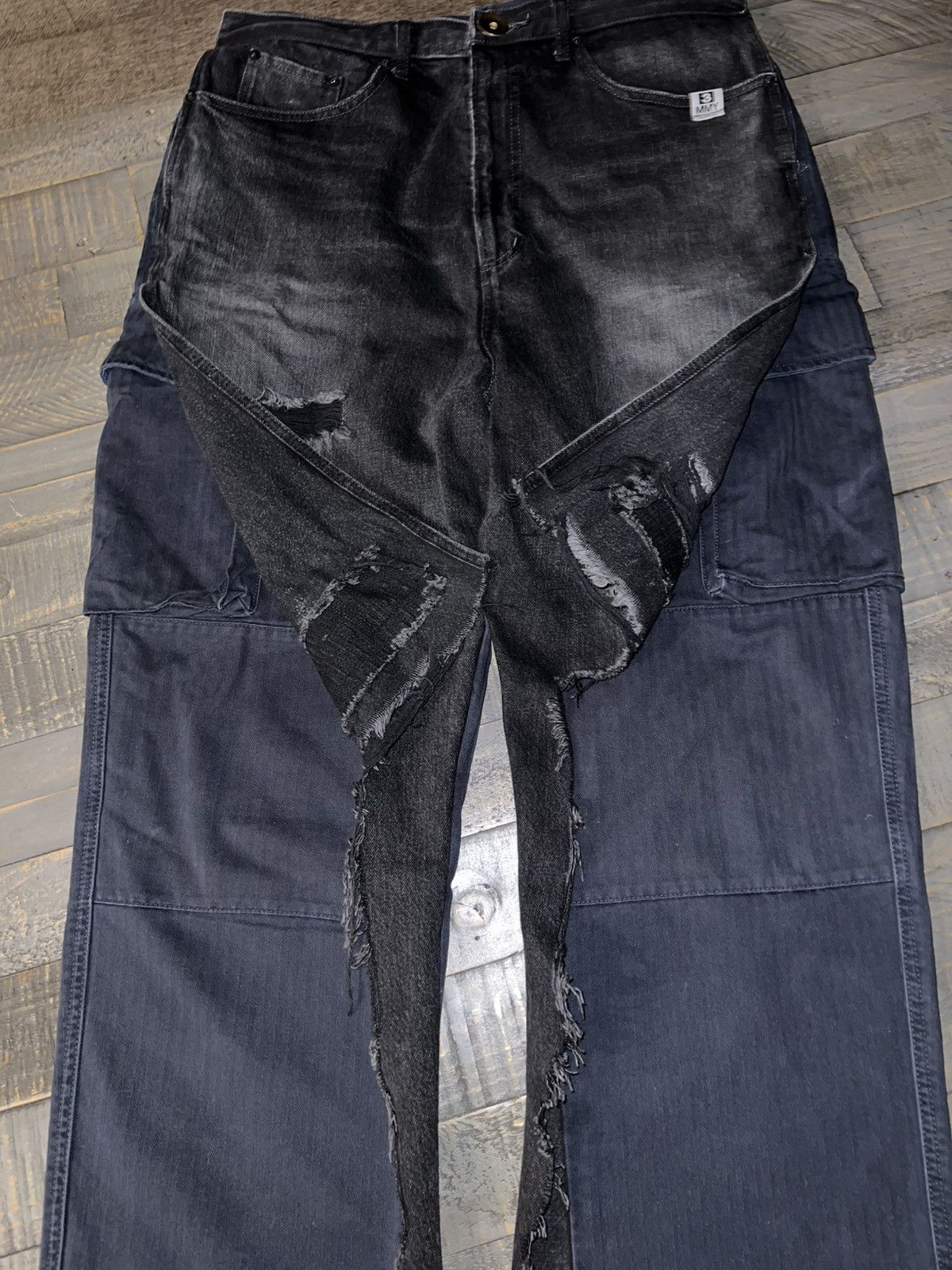Maison MIHARA YASUHIRO MAISON Mihara double layer cargo pants Size US 34 / EU 50 - 3 Thumbnail