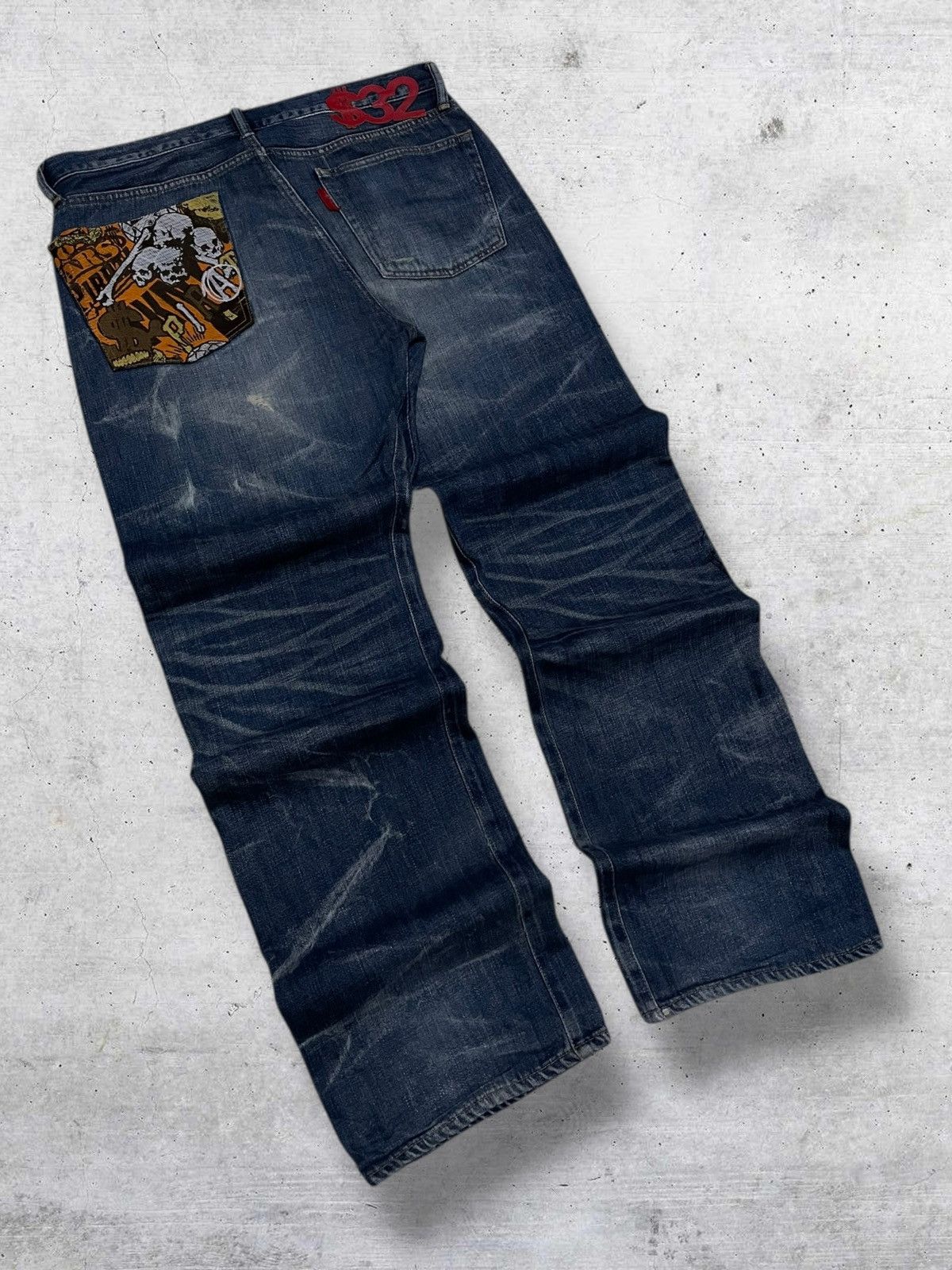 Swagger VINTAGE SWAGGER RARE 90S JAPAN DESIGNER ANARCHY RIPPED DENIM Size US 35 - 10 Thumbnail