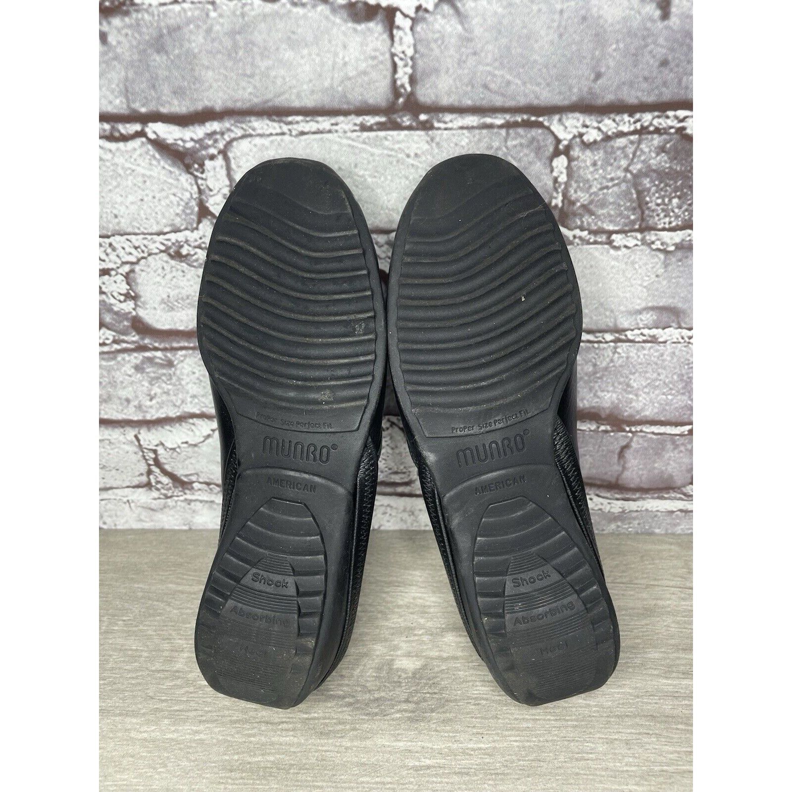 Other Munro American Black Leather SlipOn Slingback Mules Shoes Wo Size US 6 / IT 36 - 10 Thumbnail