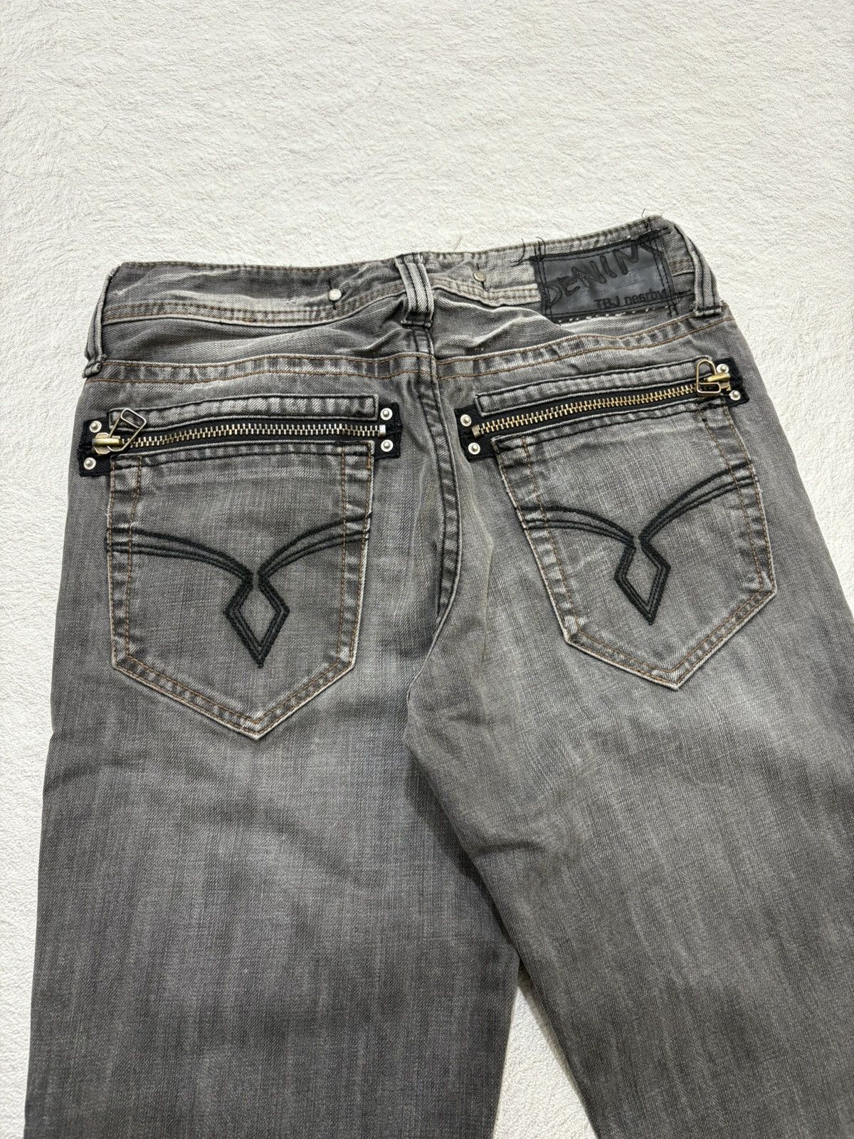 Hysteric Glamour 2000s TBJ japan Flared Smoke wash denim Y2k style Size US 26 / EU 42 - 11 Thumbnail