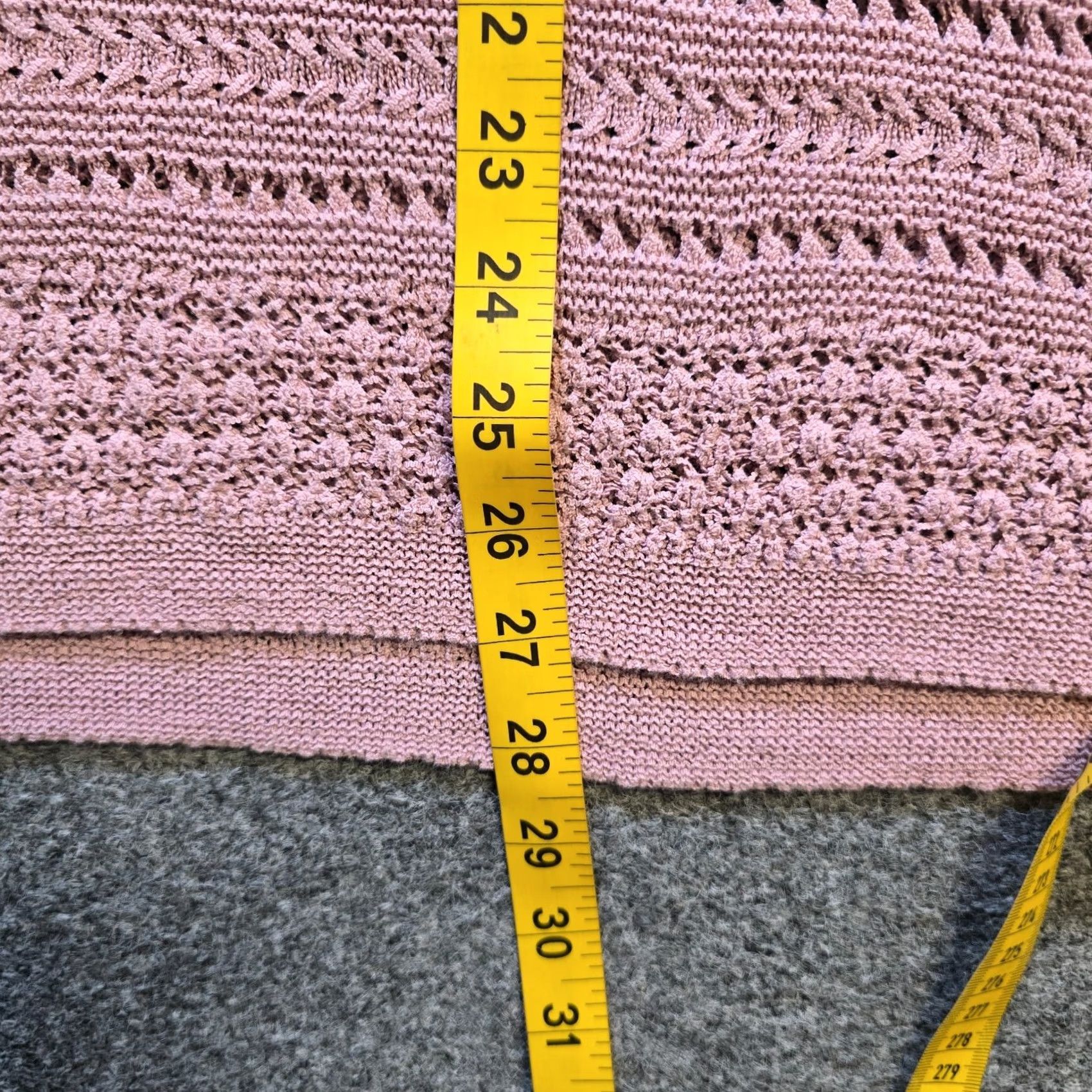 J. Jill J Jill Sweater Womens Size Large Pink Open Knit Round Neck Long Sleeve Casual Knit Pullover Womens Size L / US 10 / IT 46 - 6 Thumbnail