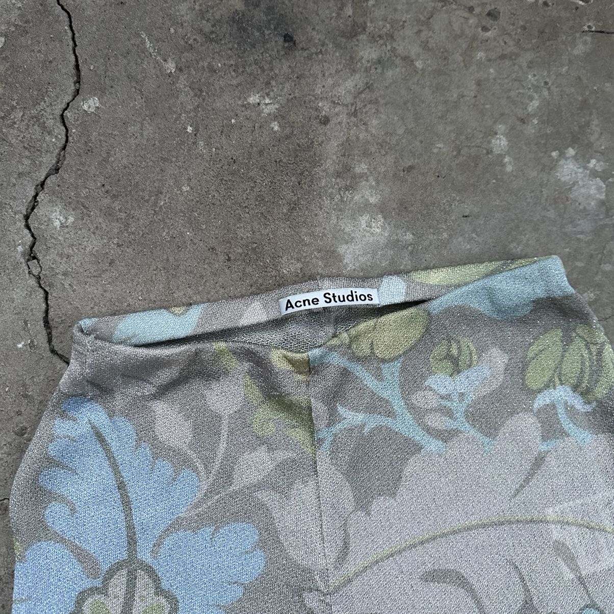 Acne Studios Acne Studio Floral print viscose Flared Trousers Size 26" / US 2 / IT 38 - 6 Thumbnail