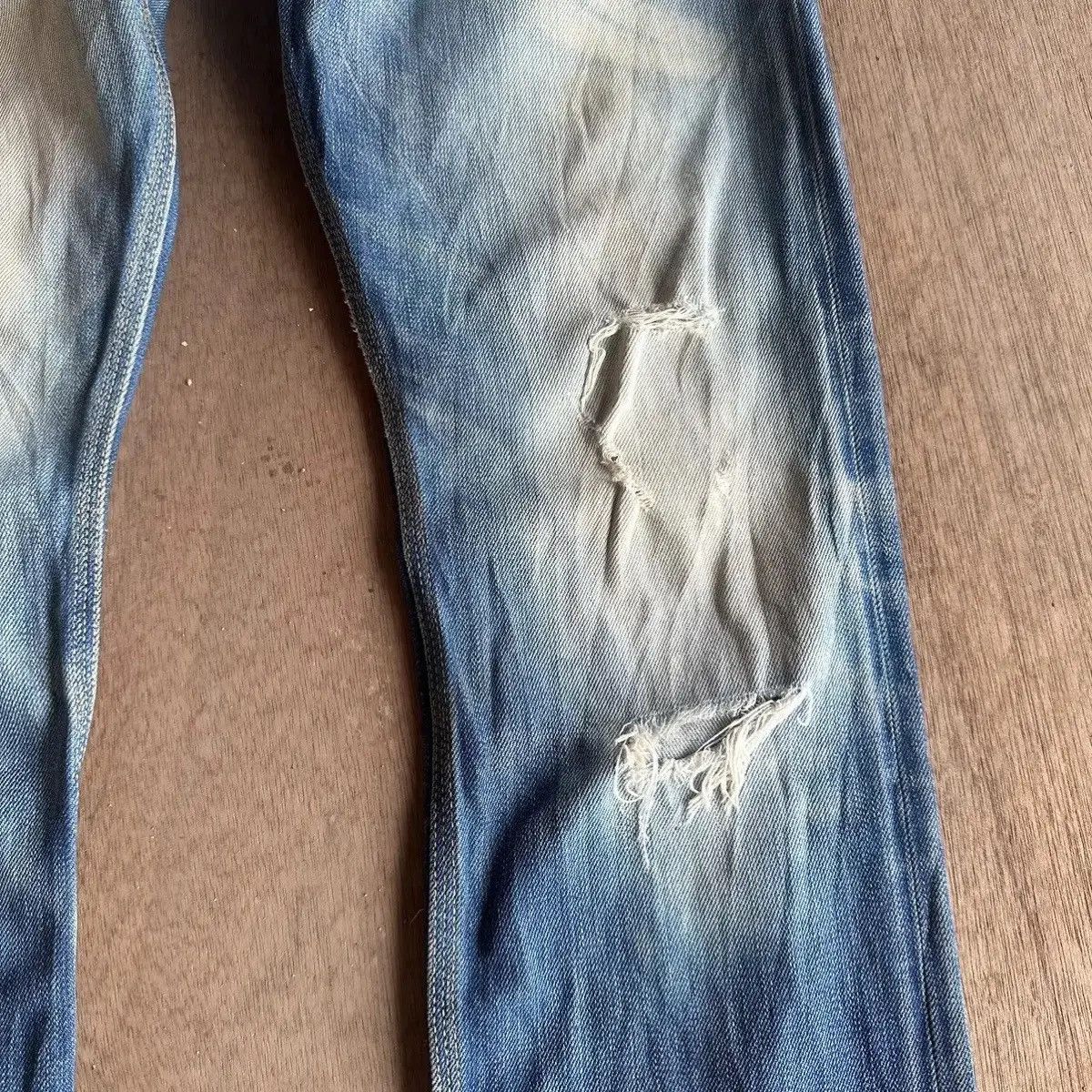 Diesel SUPER SICKS ‼️Vintage DIESEL Jeans Selvedge Distressed Denim Size US 30 / EU 46 - 6 Thumbnail