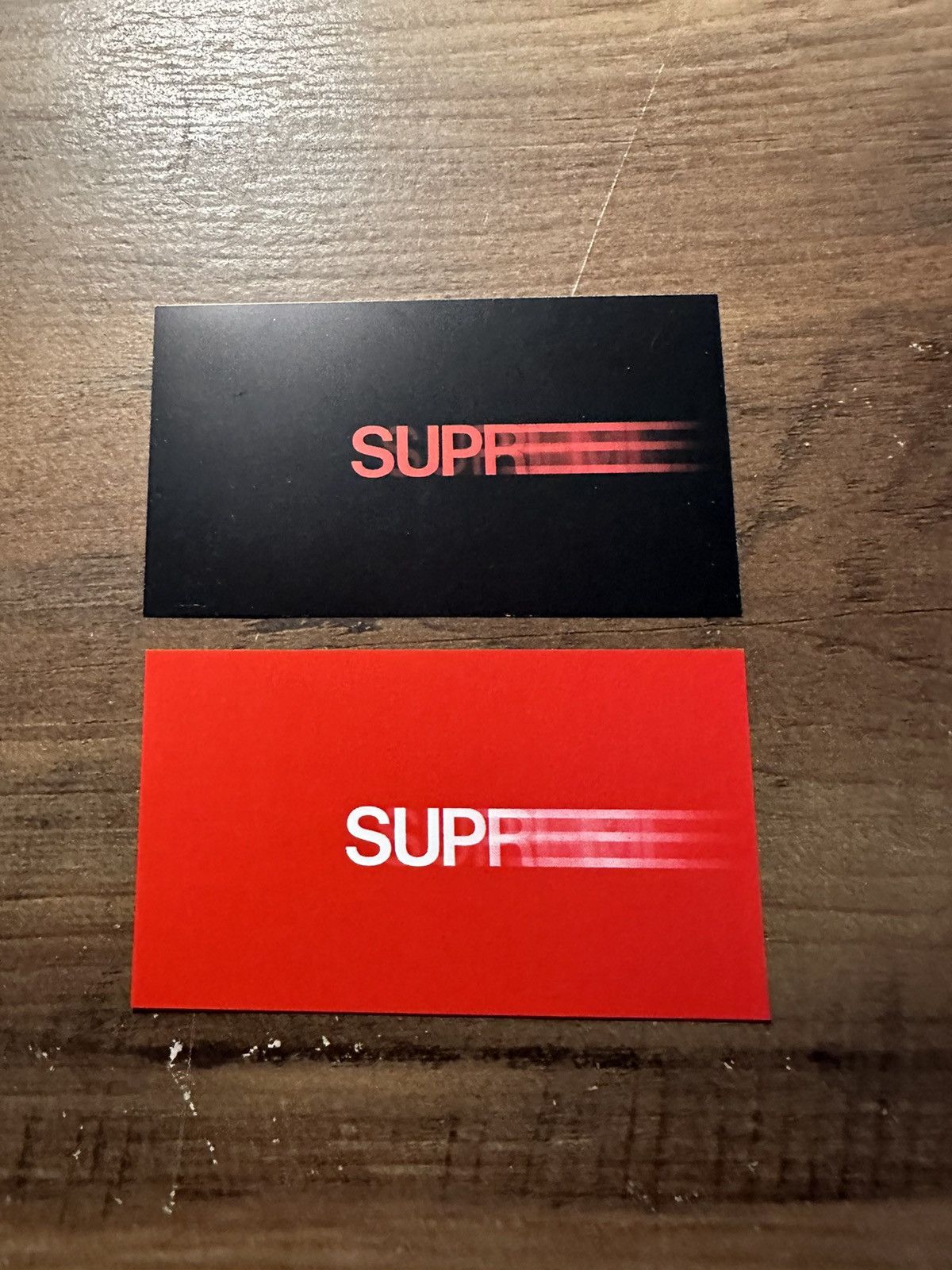 Supreme Supreme Motion Logo Buisness Cards Size ONE SIZE - 1 Thumbnail