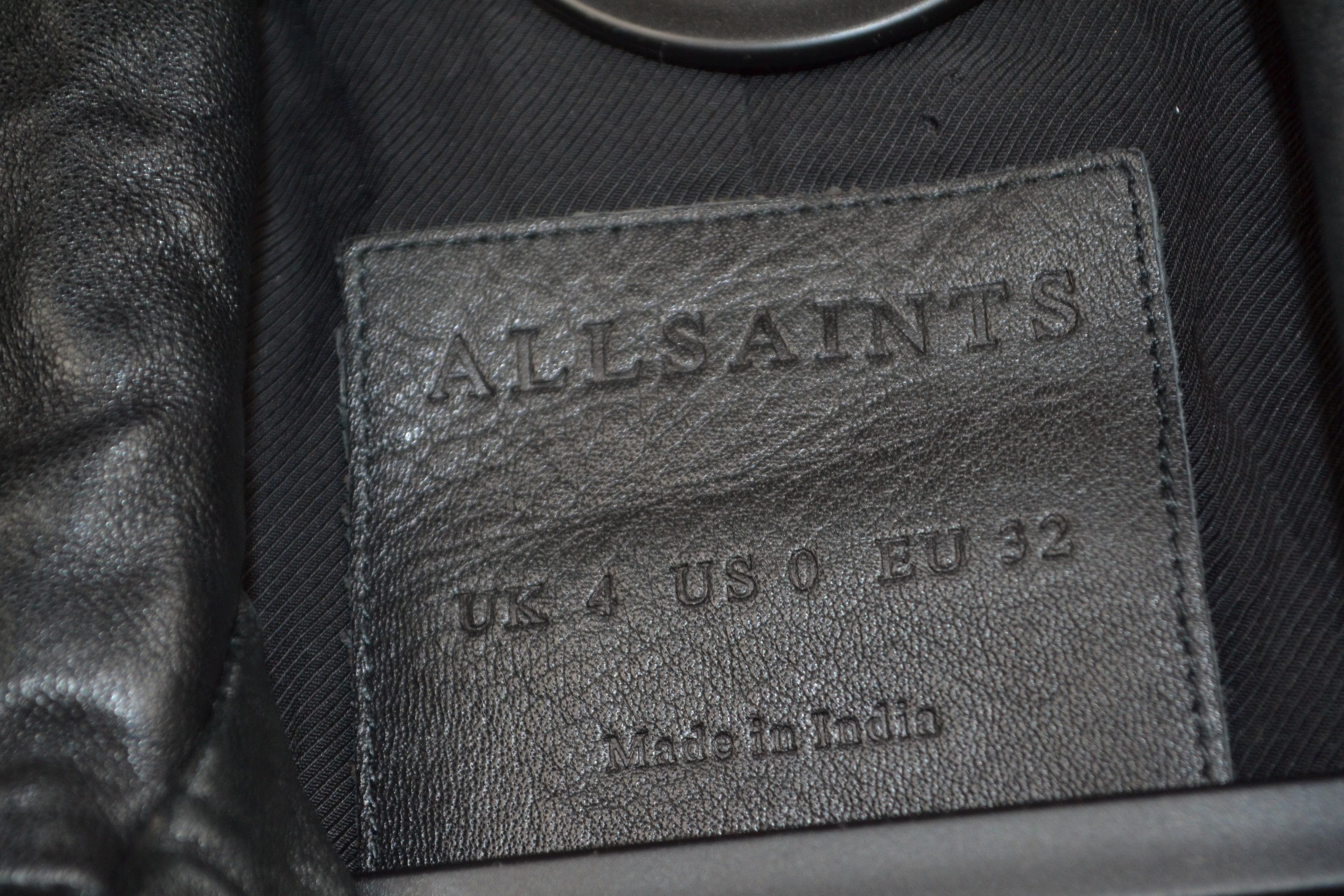Allsaints Allsaints Balfern Biker Black 0 US Jacket Size XS / US 0-2 / IT 36-38 - 5 Thumbnail