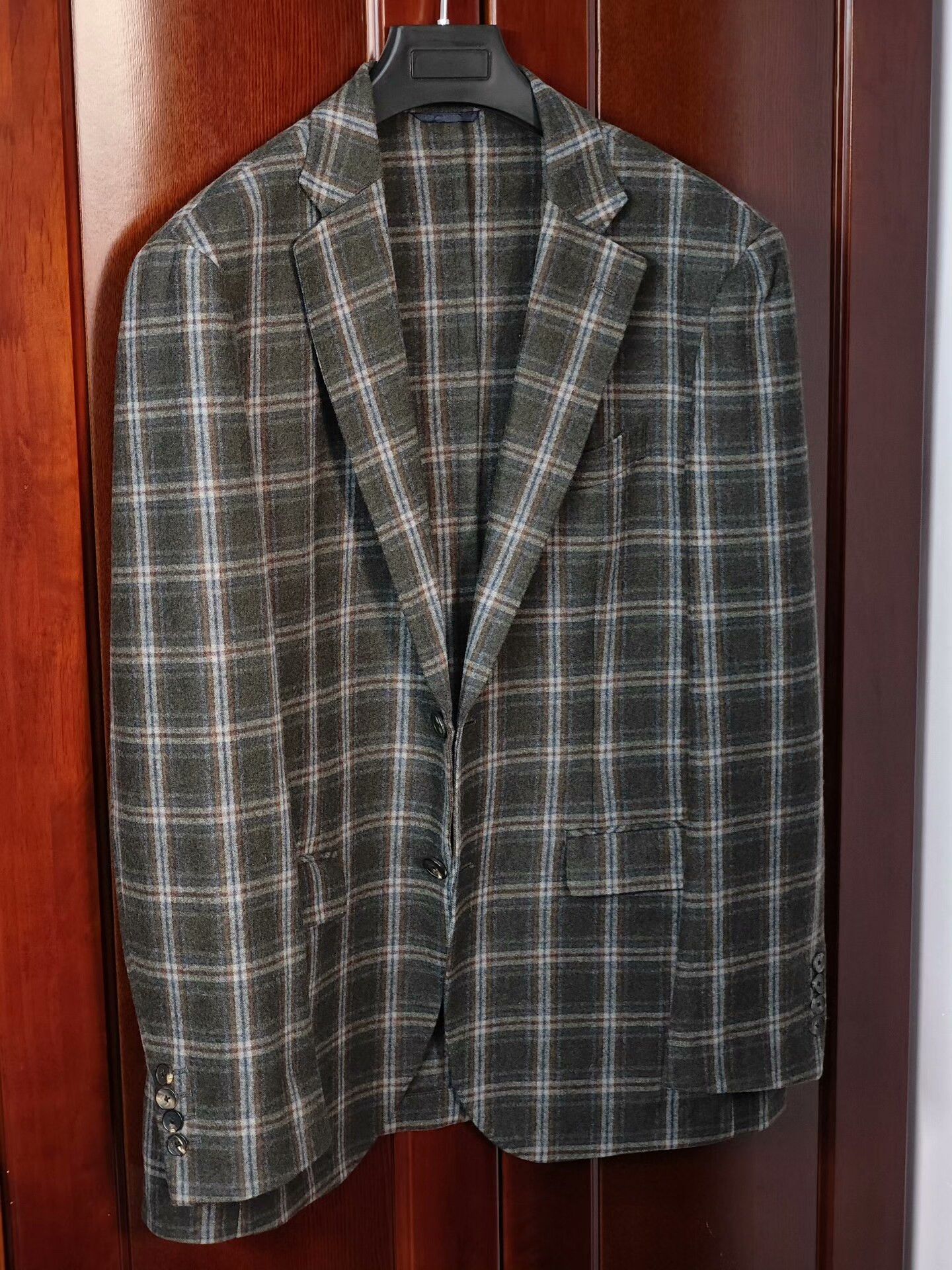 SARTORIO Italian Wool Casual Custom Suit Size US L / EU 52-54 / 3 - 1 Thumbnail