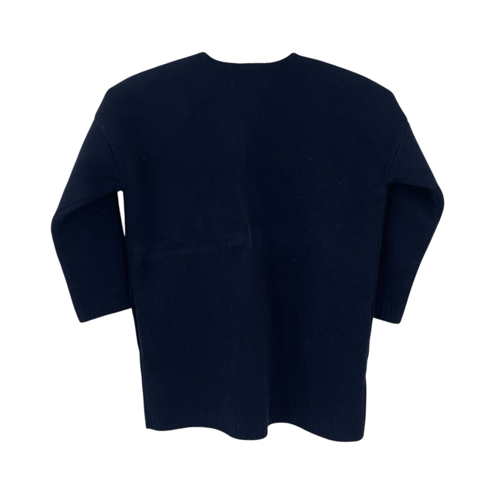 J.Crew J Crew Sweater Coat Lined Lambswool Pockets Oversized XS/S/M Size M / US 6-8 / IT 42-44 - 6 Thumbnail