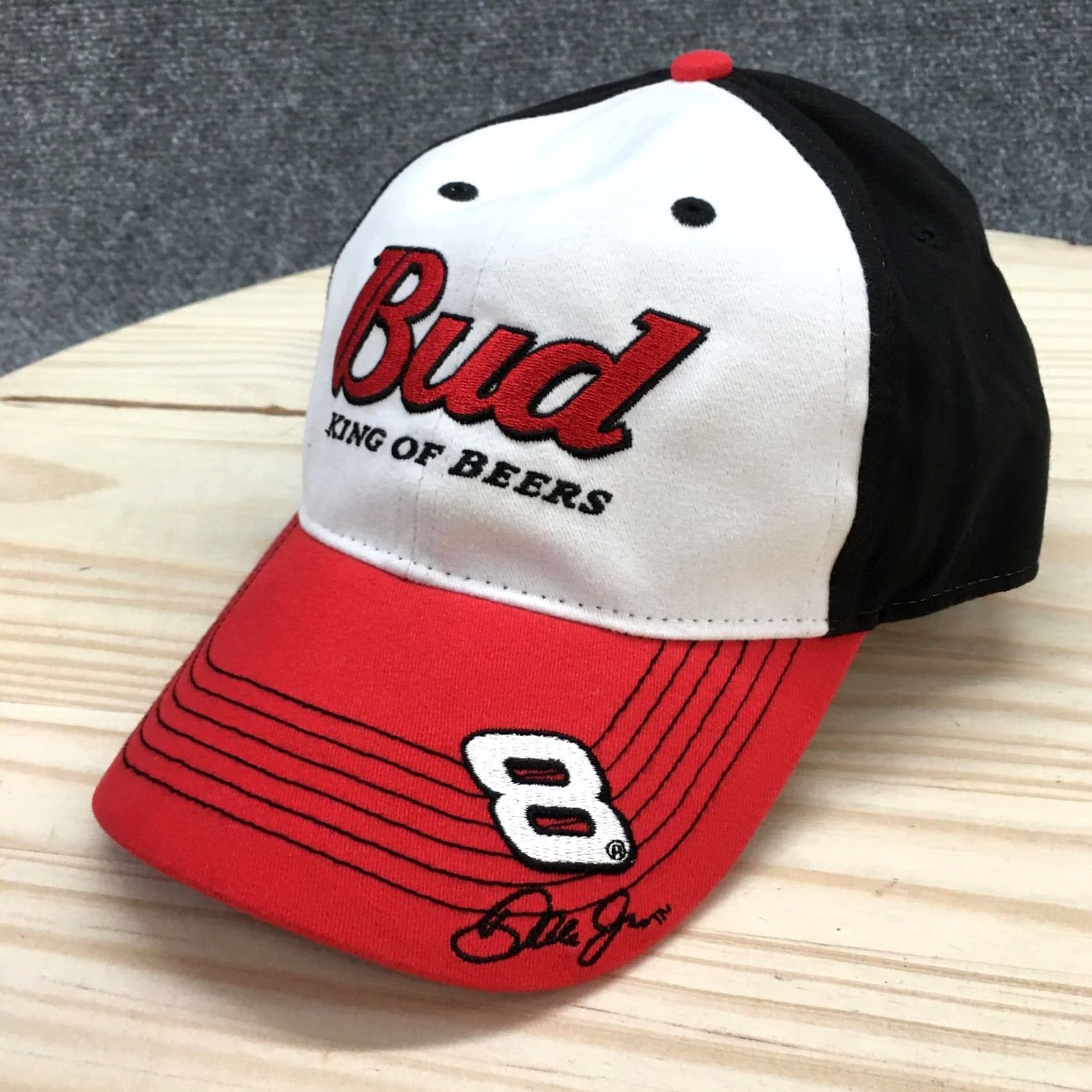 Chase Authentics Bud King of Beers Baseball Cap Hat Mens One Size Multi Adjustable Embroidered Size ONE SIZE - 2 Thumbnail