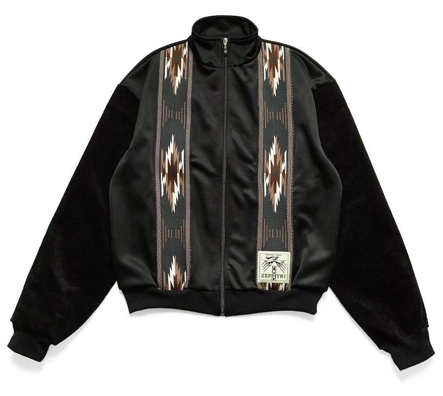 Kapital KAPITAL smooth jersey KOCHI & ZEPHYR track jacket black L Size US L / EU 52-54 / 3 - 2 Thumbnail