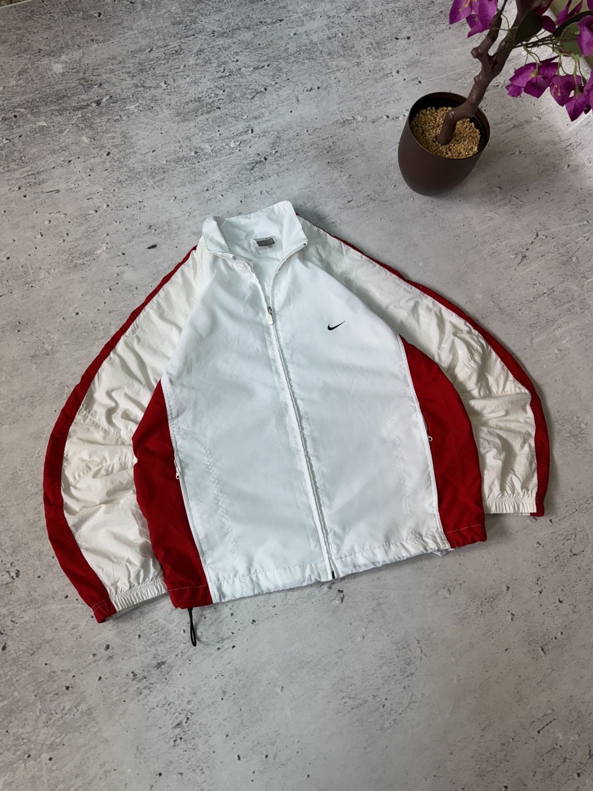 Nike × Vintage NIKE VINTAGE BASIC LOGO OVERSIZE BAGGY LIGHT JACKET Size US L / EU 52-54 / 3 - 1 Thumbnail