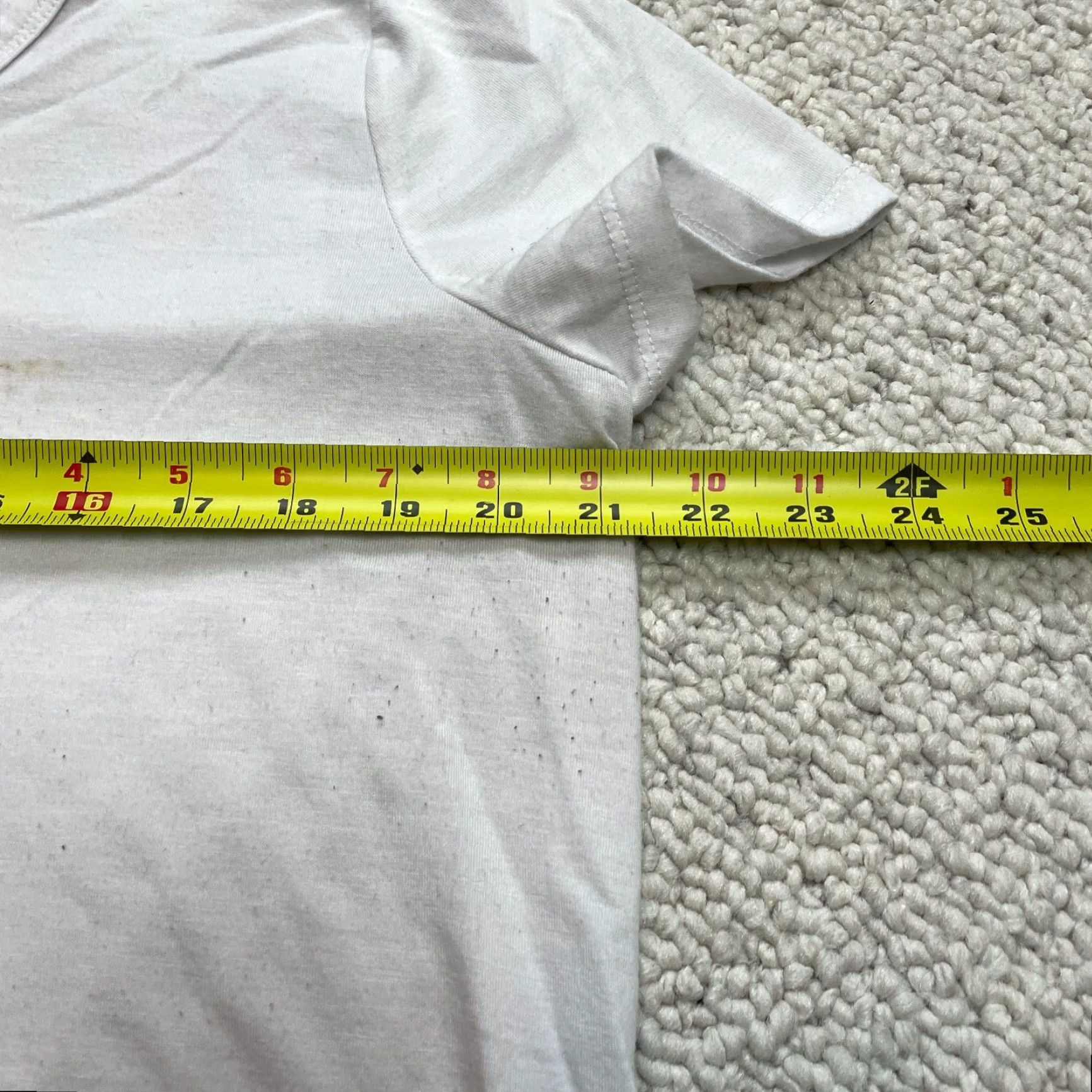 Vintage **Womens White XL SO Basic T-Shirt V-Neck Pullover** User: Womens White XL SO Basic T-Shirt V-Neck Pullover Size XL / US 12-14 / IT 48-50 - 5 Thumbnail