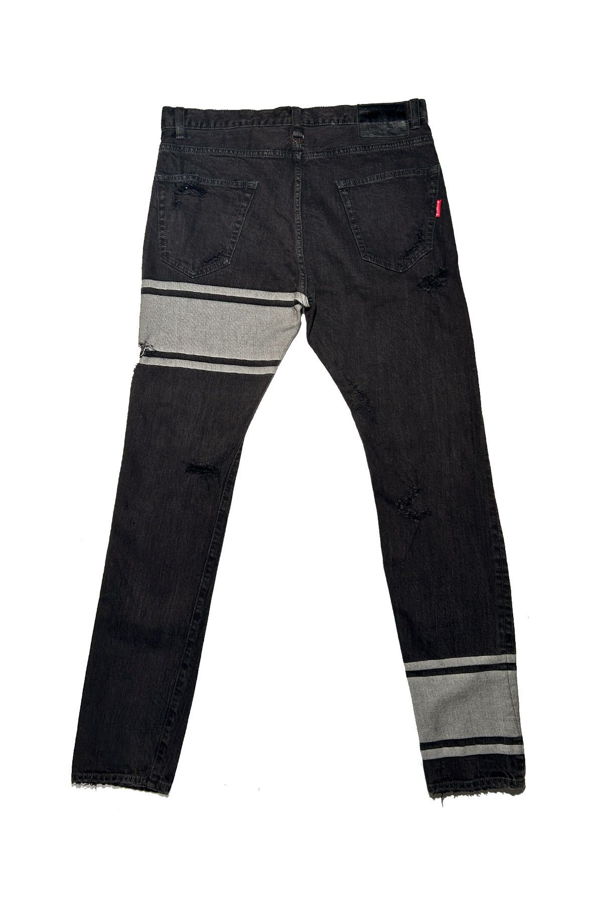 Mastermind Japan MASTERMIND JAPAN BLACK DENIM DISTRESSED JEANS Size US 36 / EU 52 - 8 Thumbnail