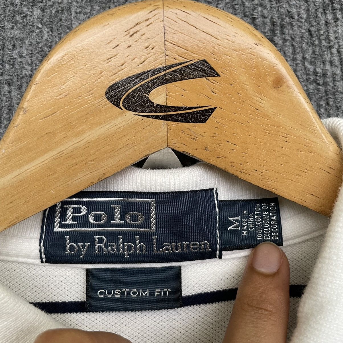 Polo Ralph Lauren Vintage Polo by Ralph Lauren Big Pony Stripes Polo T Shirt Size US S / EU 44-46 / 1 - 3 Thumbnail