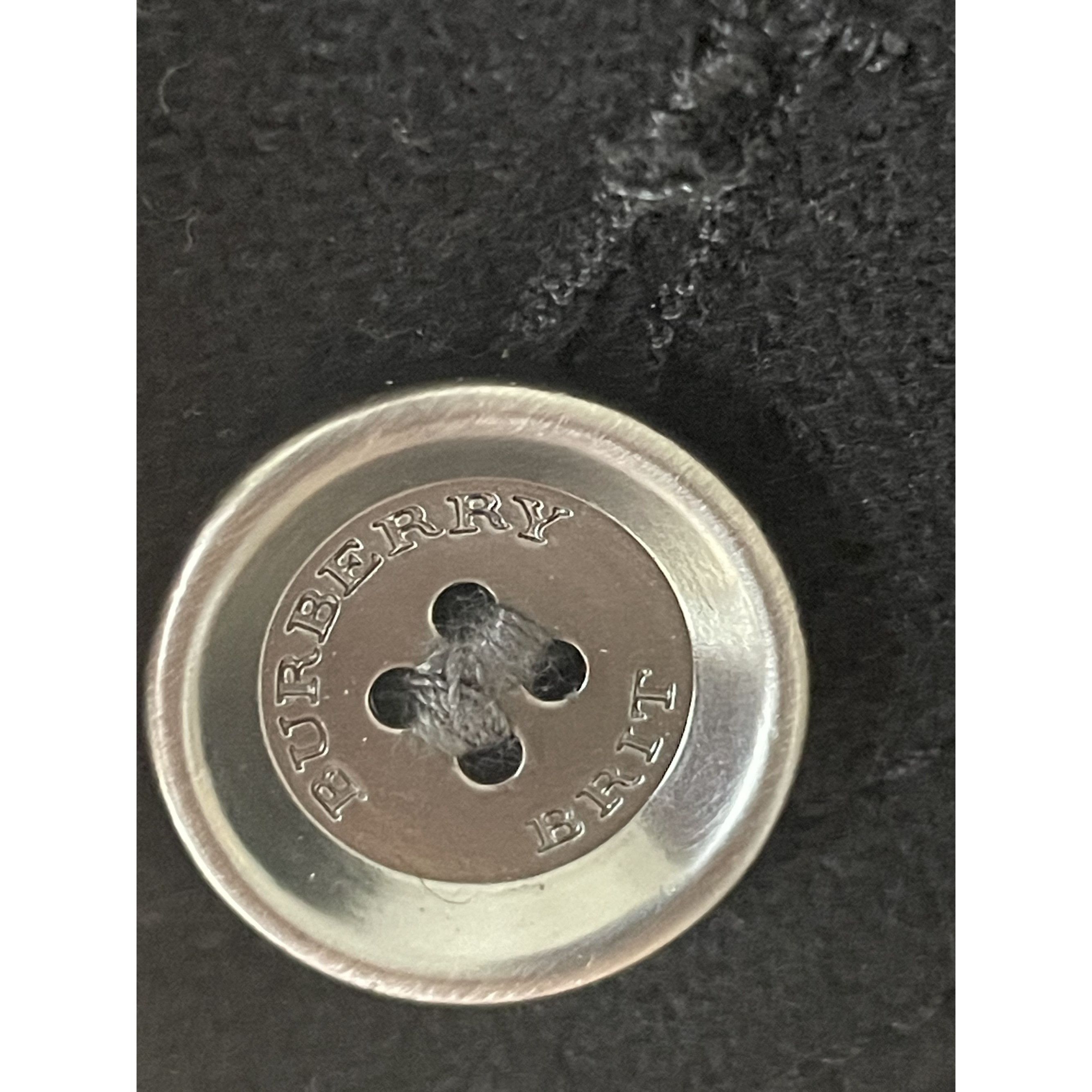Burberry Burberry Black Wool Blend Double-Breasted Belted Coat Size L / US 10 / IT 46 - 12 Thumbnail