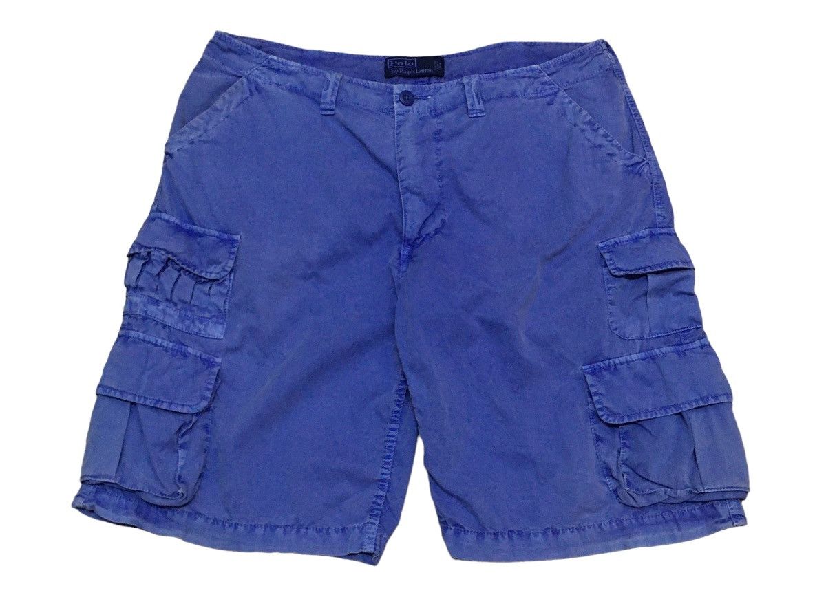 image of Avant Garde x Polo Ralph Lauren Design Vintage Polo Ralph Laurent Tactitacl Short 1990S in Blue (Si