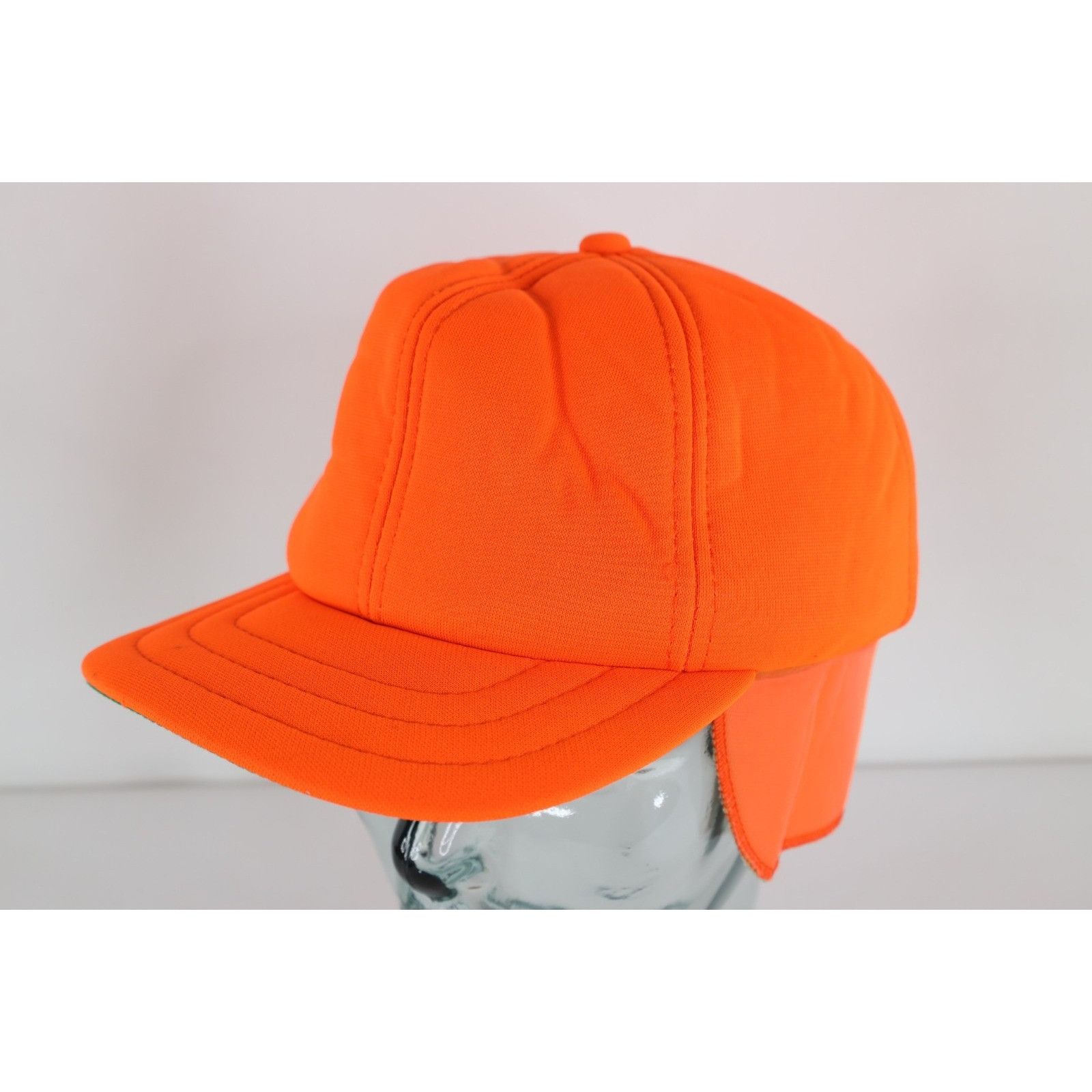 Vintage Vintage 90s Streetwear Distressed Foam Ear Flap Fitted Hat Size ONE SIZE - 1 Thumbnail