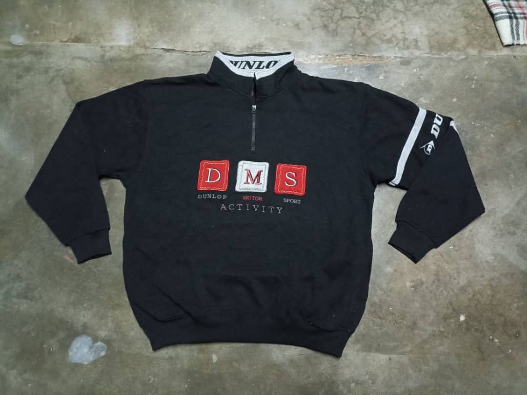 Dunlop × Japanese Brand DUNLOP Motor Sport Sweatshirt half zipper Size US L / EU 52-54 / 3 - 3 Thumbnail