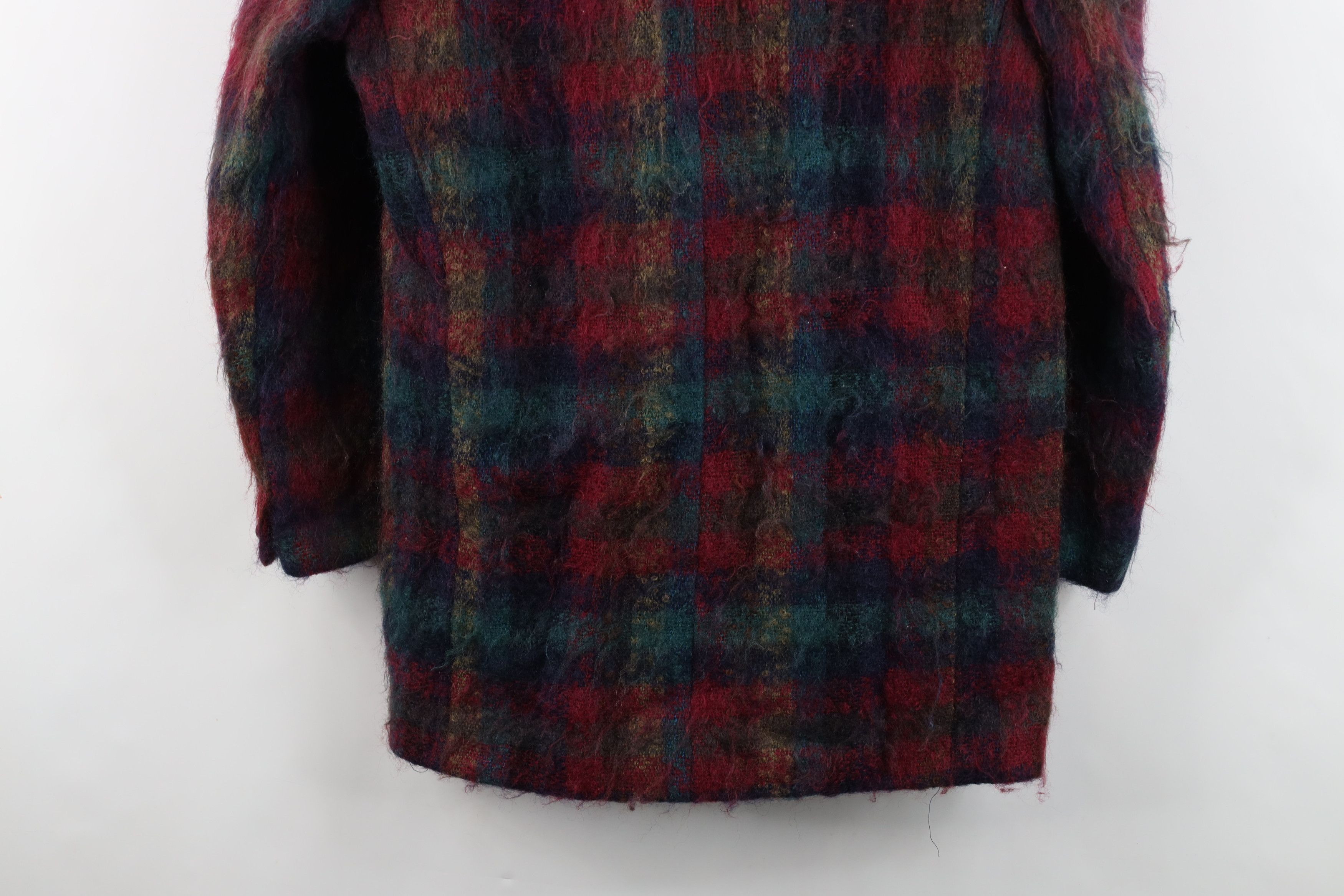 Vintage Vintage 90s Streetwear Mohair Shag Blazer Suit Jacket USA Size M / US 6-8 / IT 42-44 - 16 Thumbnail