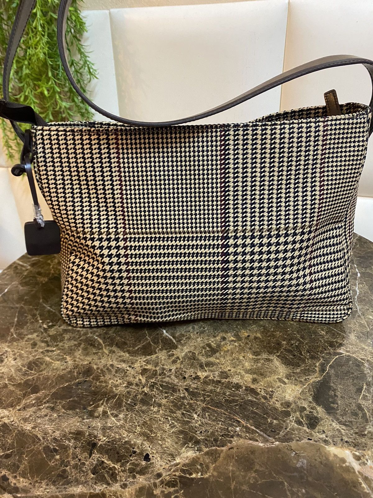 Lauren Ralph Lauren VINTAGE RL RALPH LAUREN HOUNDSTOOTH DESIGN SHOULDER BAG Size ONE SIZE - 6 Thumbnail