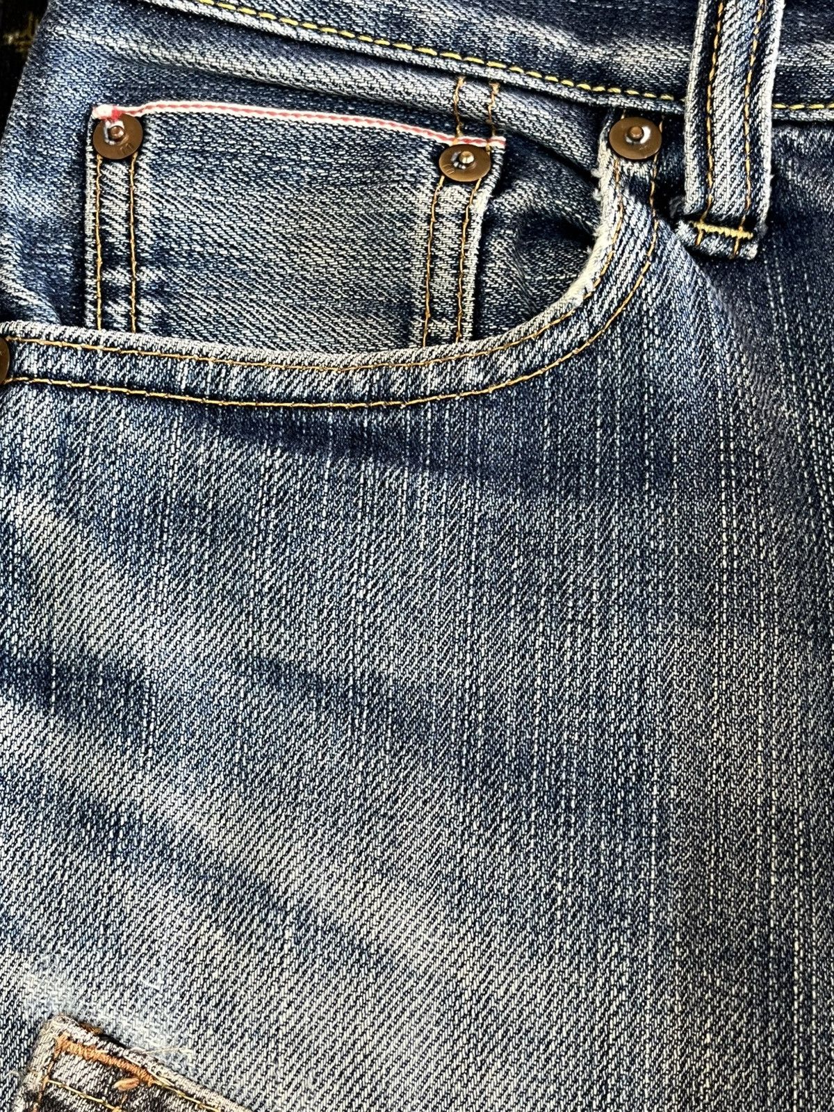 Jun Takahashi × Uniqlo Vintage Uniqlo S002 Selvedge Pocket Patchwork Denim Size US 28 / EU 44 - 13 Thumbnail