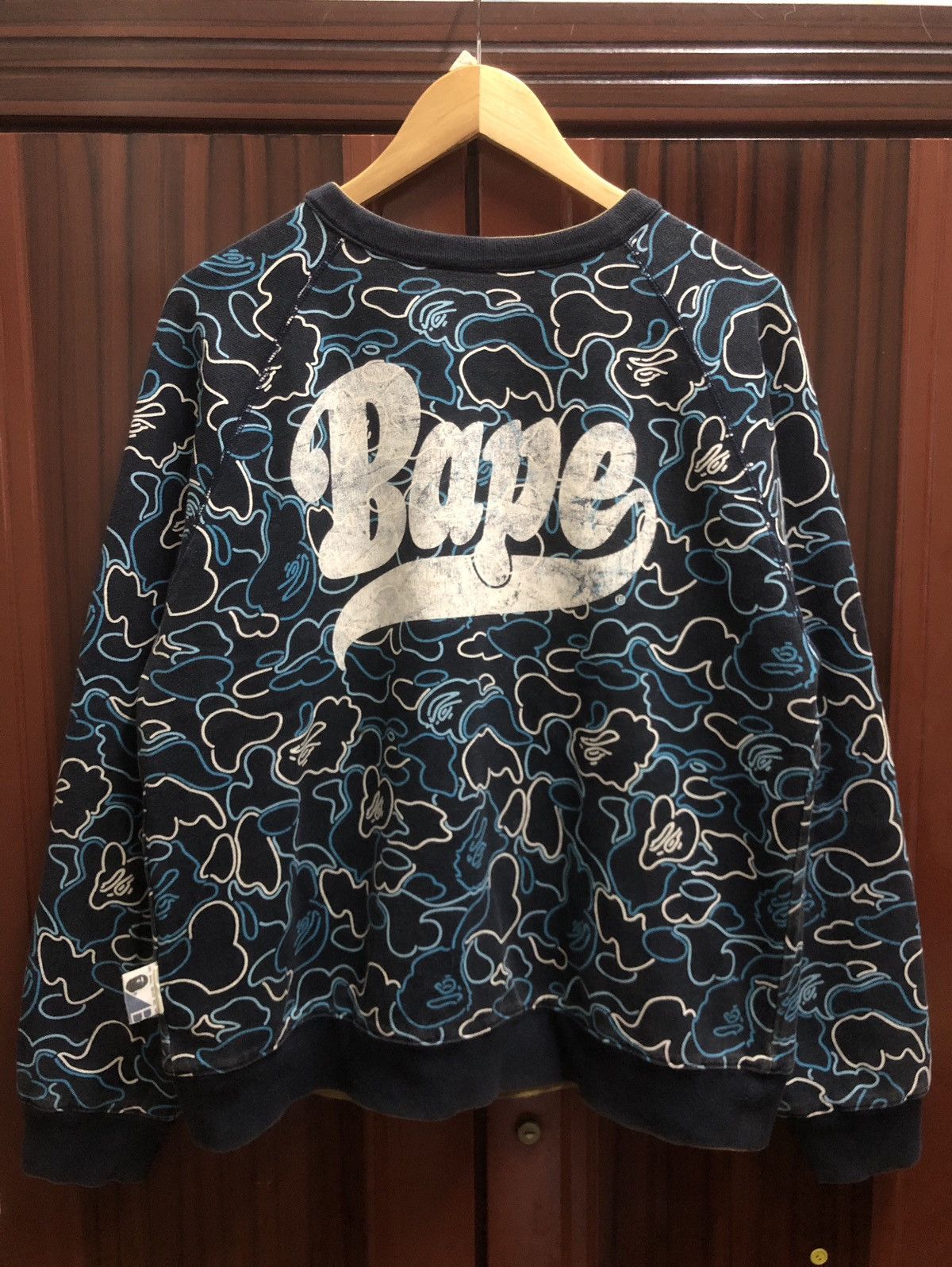 Bape × Nigo OG A Bathing Ape College Neon Camo Reversible Sweatshirts Size US M / EU 48-50 / 2 - 2 Thumbnail