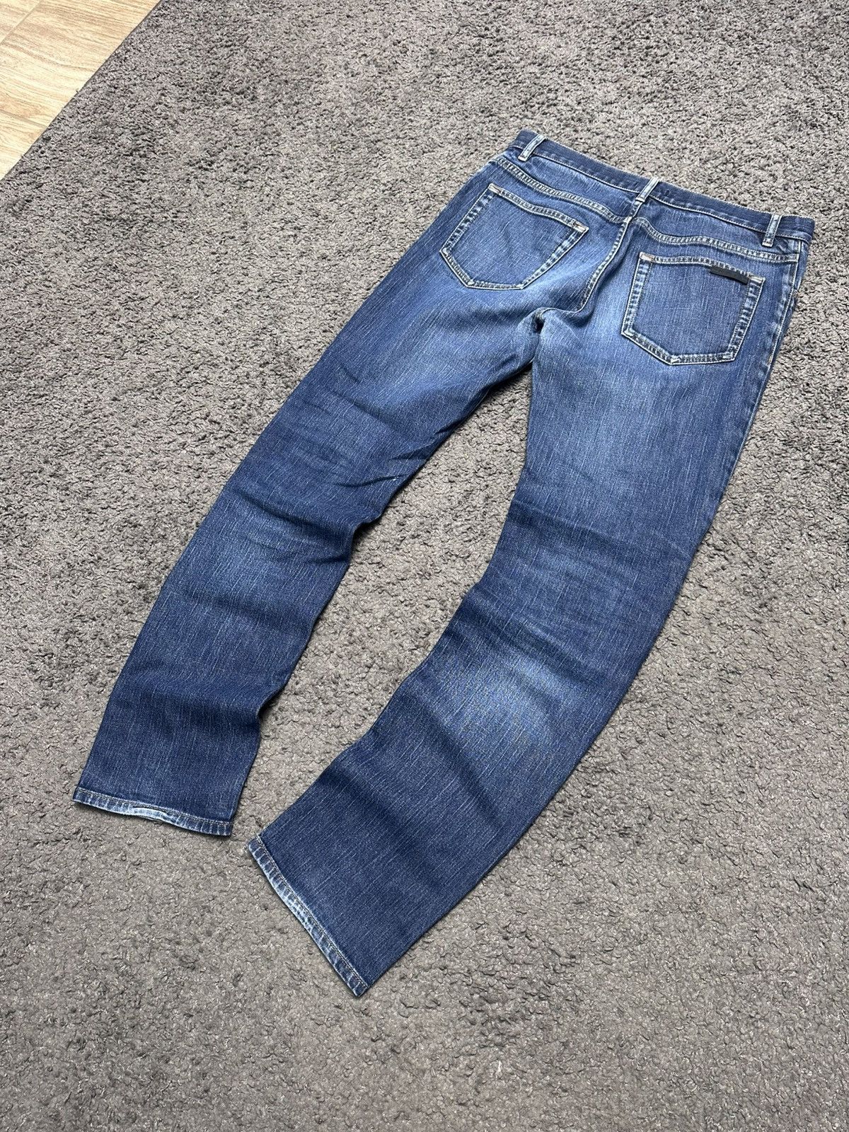 Vintage prada jeans drill drip washed boxy y2k 90’s