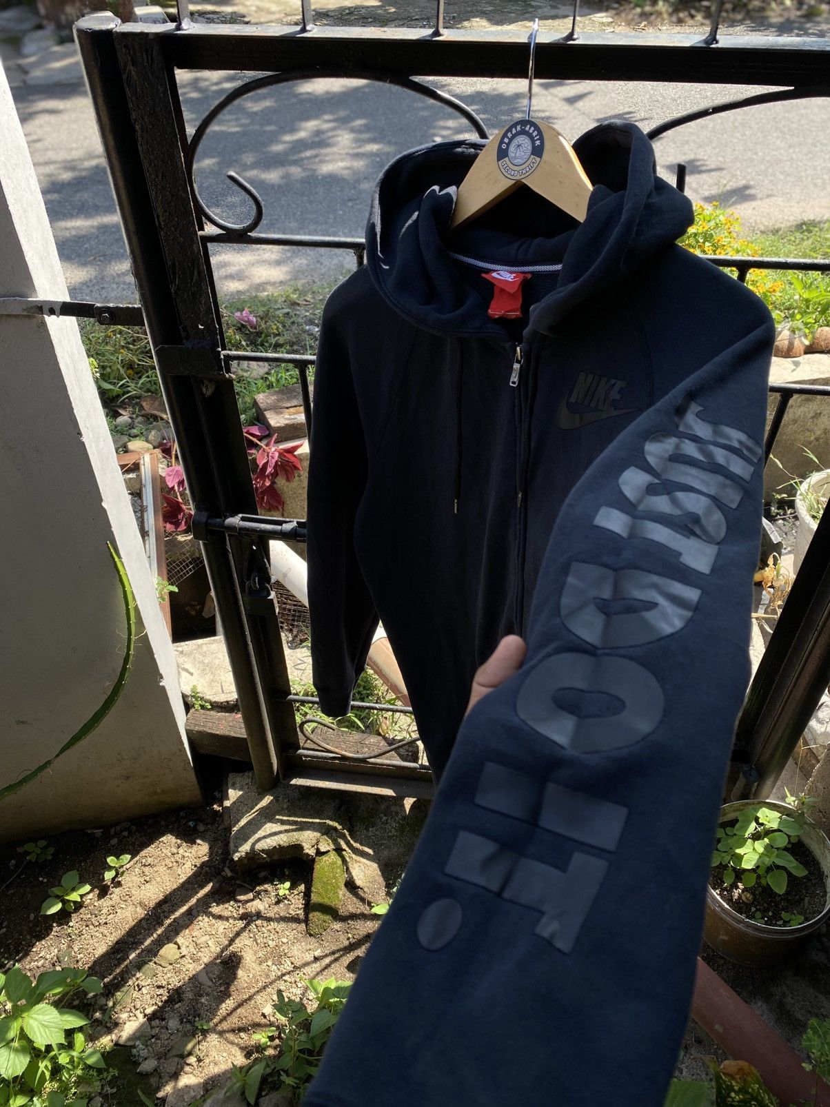 Nike ZipperHOODIE NIKE “ JUST DO IT “ Size US L / EU 52-54 / 3 - 2 Thumbnail