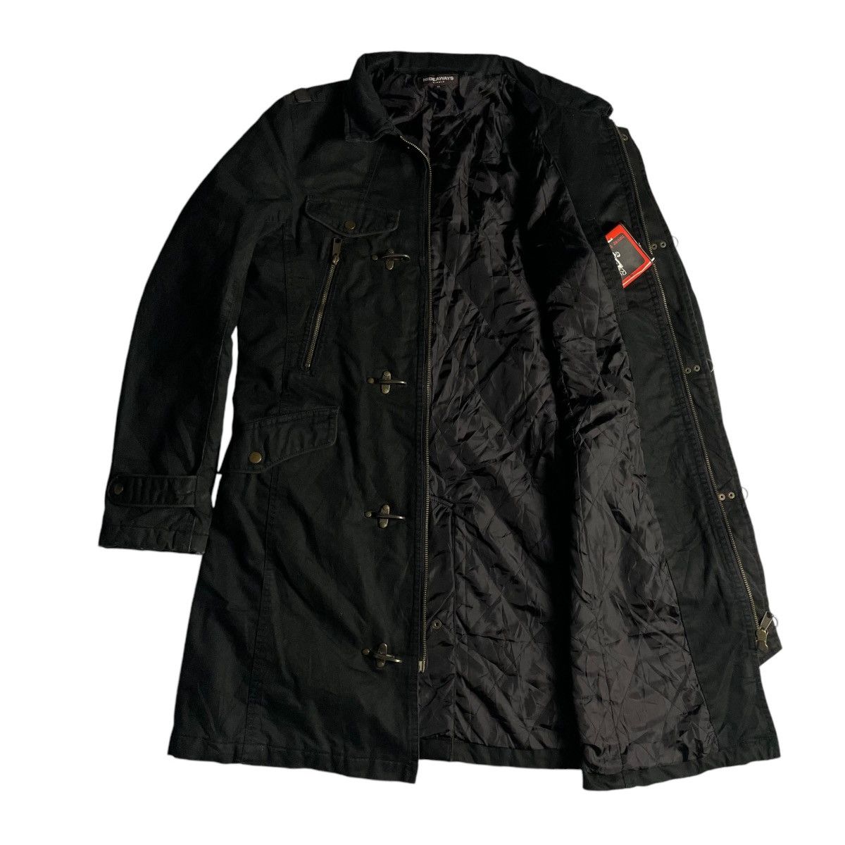 If Six Was Nine 🇯🇵 HIDEAWAYS MULTIPOCKET PUNK GOTHIC PARKA JACKET Size US M / EU 48-50 / 2 - 3 Thumbnail