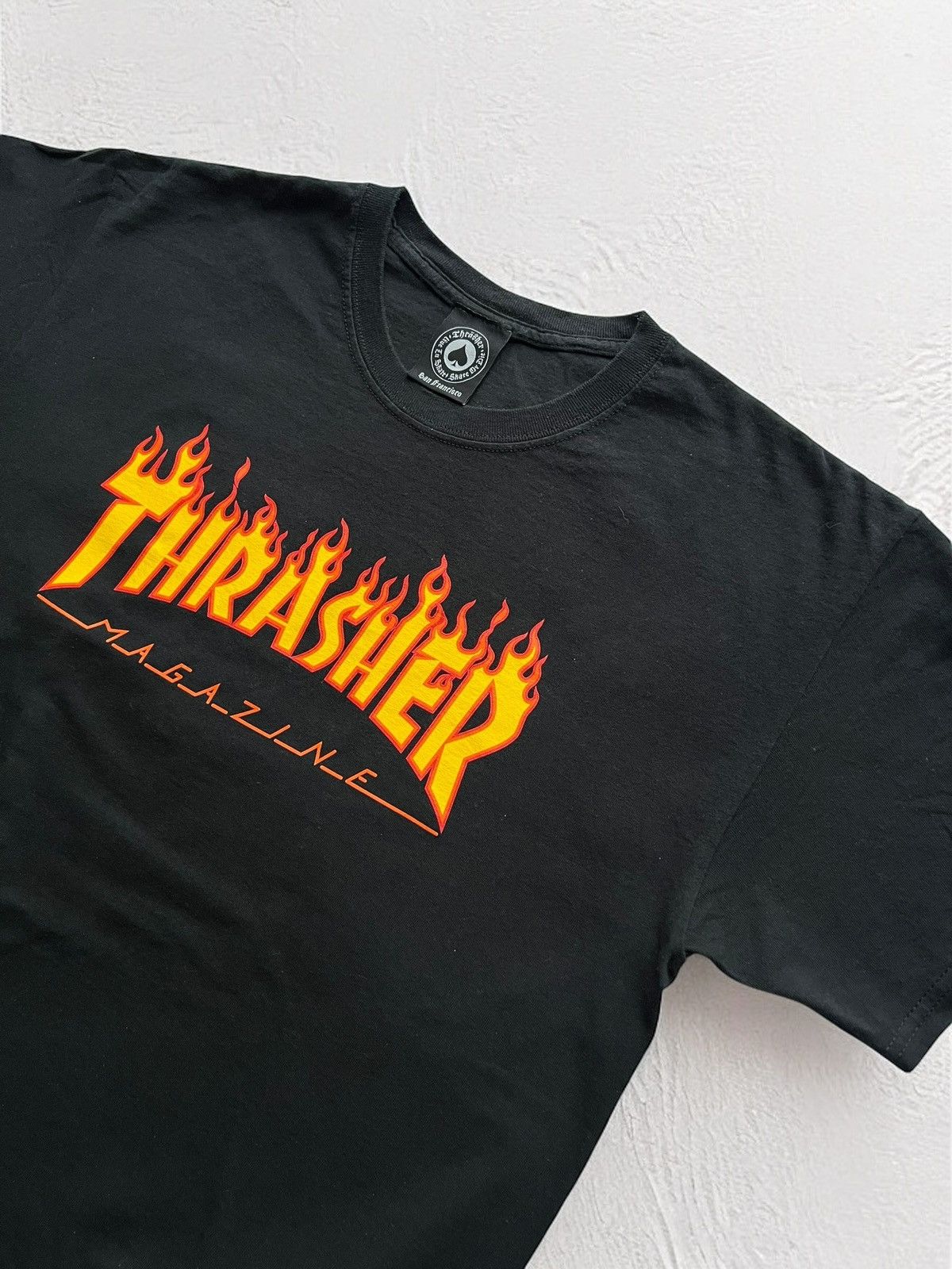 Thrasher × Vintage THRASHER FLAME VINTAGE TEE T SHIRT SKATEBOARDING STREETWEAR Size US M / EU 48-50 / 2 - 3 Thumbnail