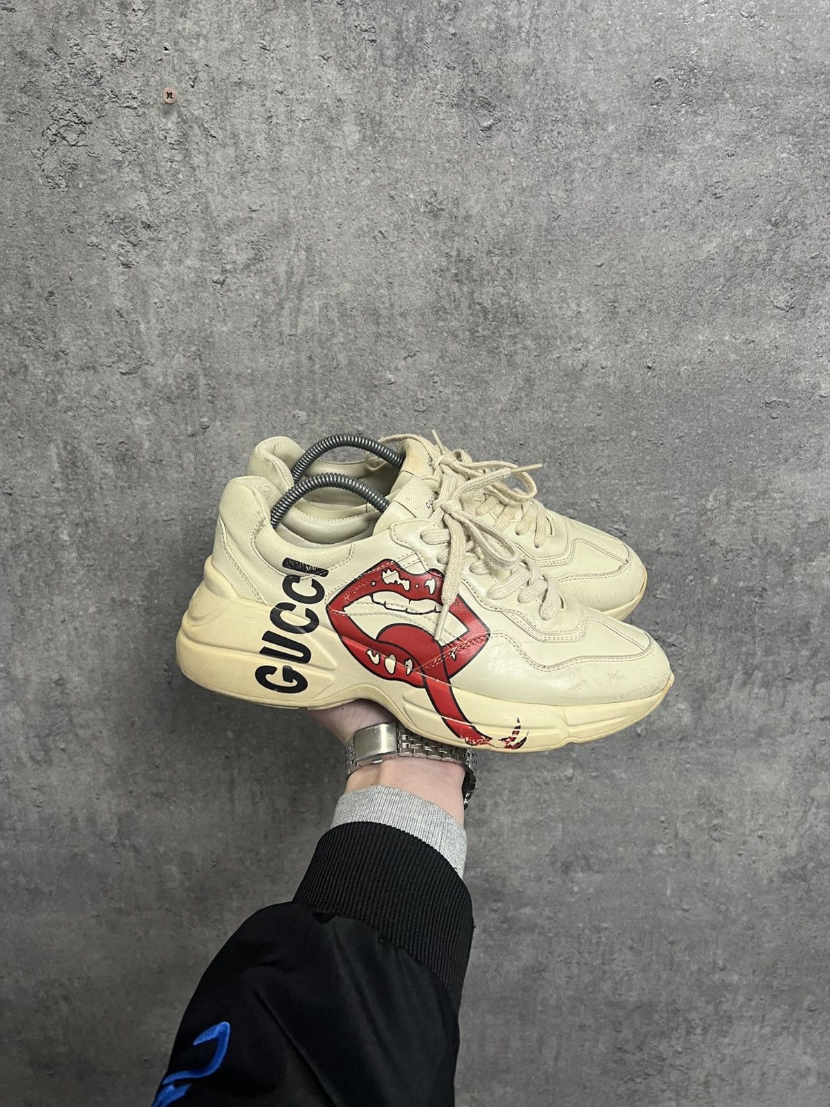 Gucci Gucci Rhyton Lips Logo Size 8 Size US 8 / EU 41 - 1 Thumbnail